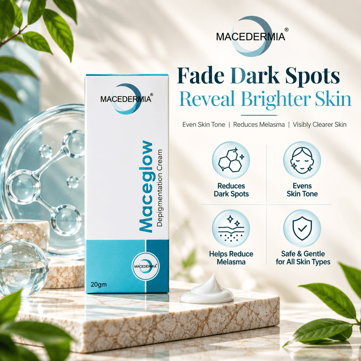 Maceglow Depigmentation Cream 20 g - Cosmosentials