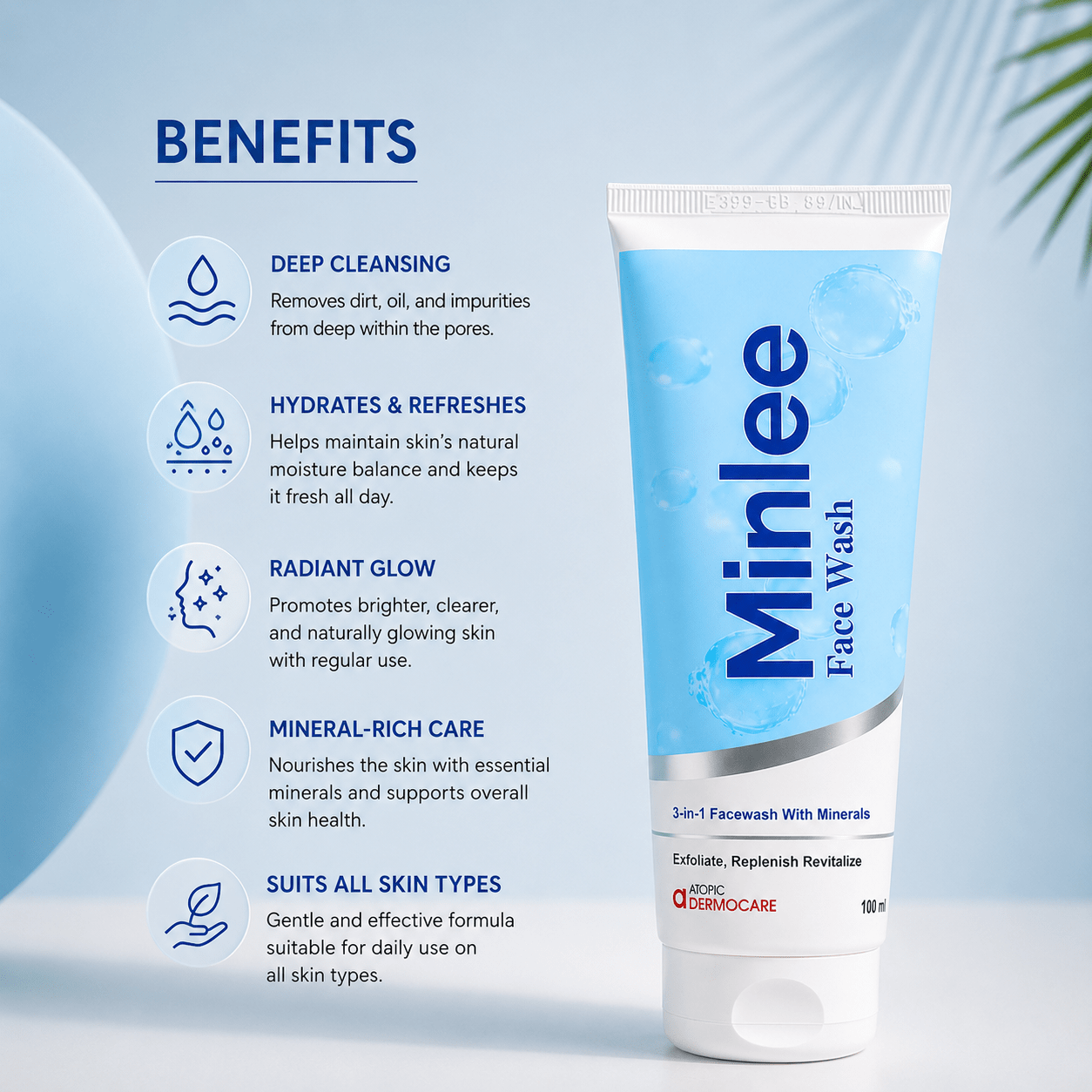 Minlee Face Wash - Cosmosentials