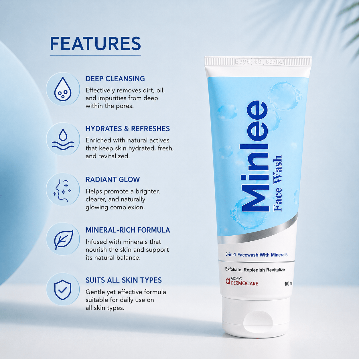 Minlee Face Wash - Cosmosentials