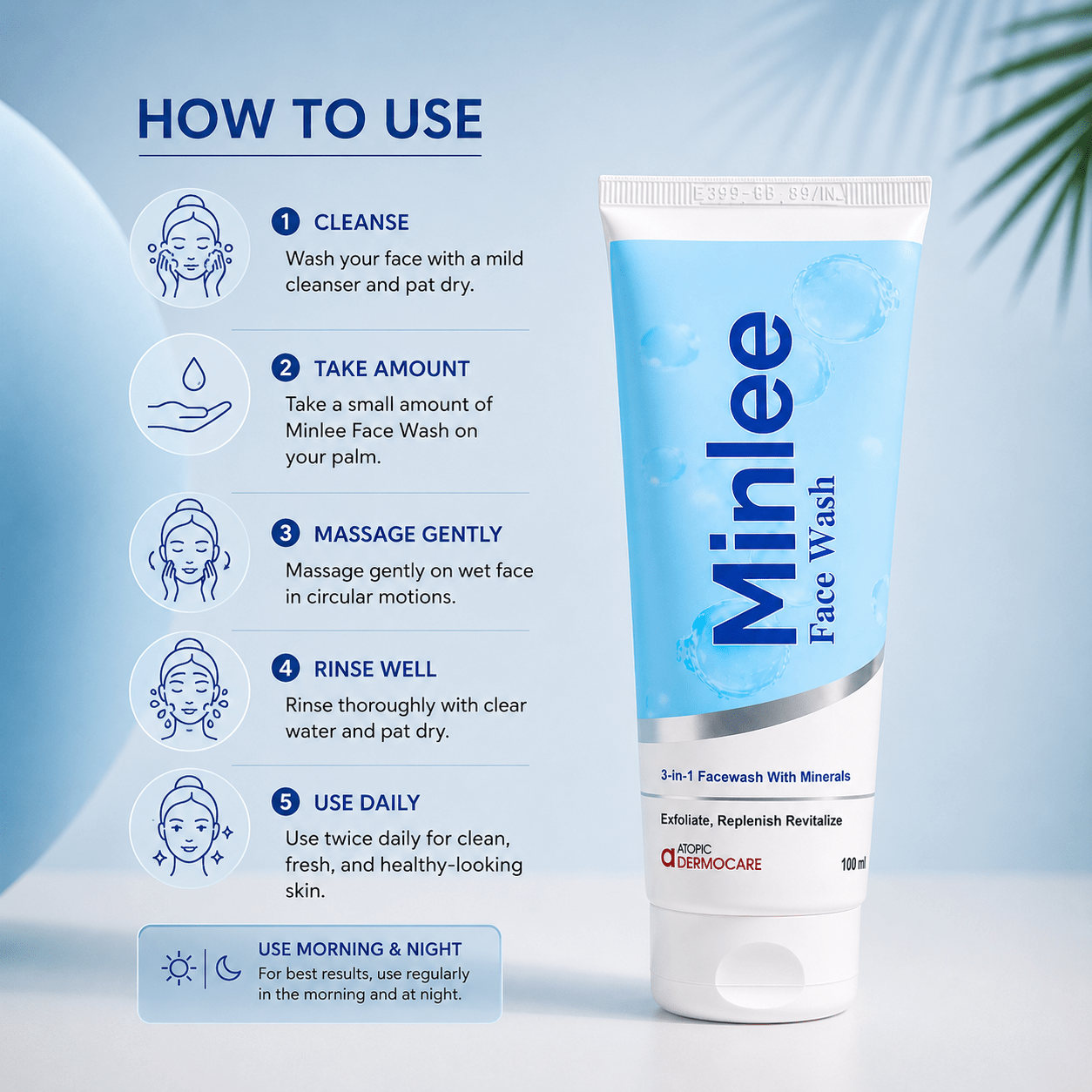 Minlee Face Wash - Cosmosentials