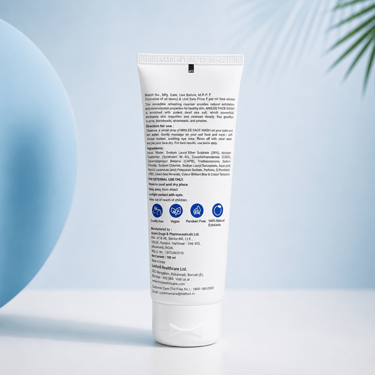 Minlee Face Wash - Cosmosentials