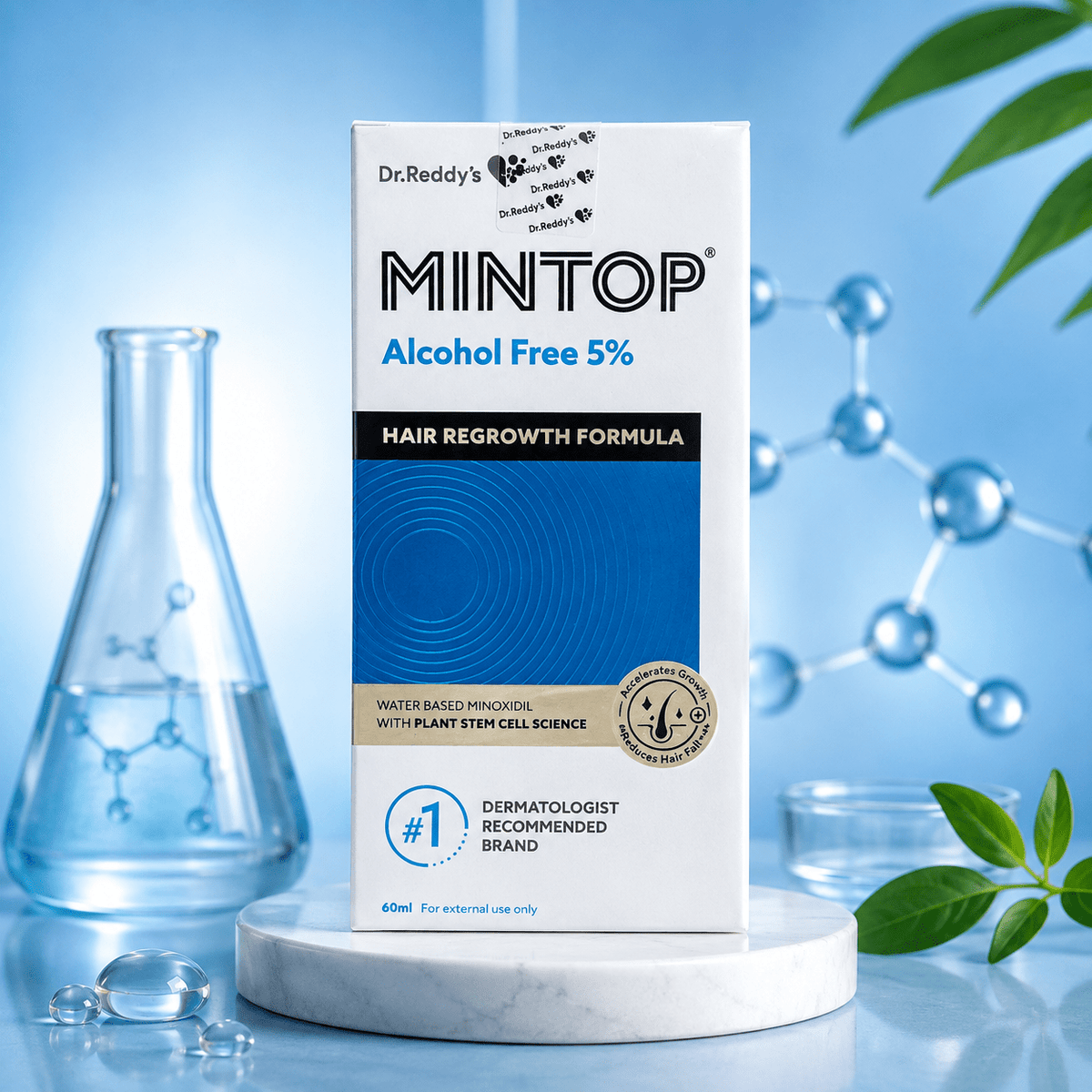 Mintop Alcohol Free 5% Minoxidil Topical Solution - Cosmosentials