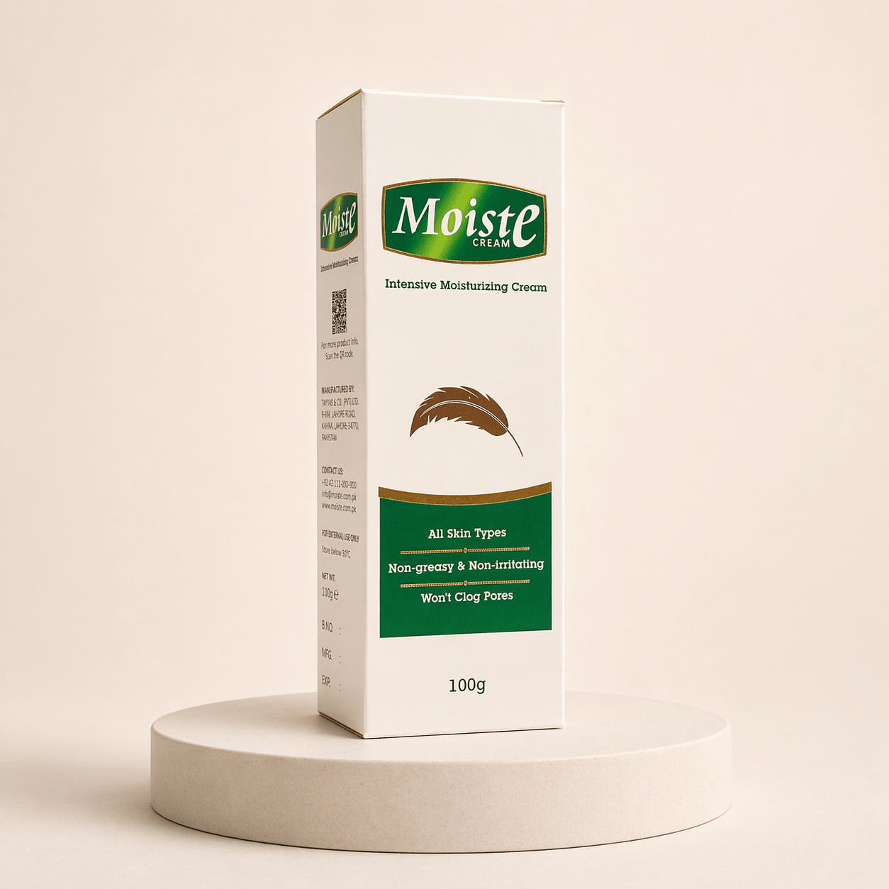 Moiste Intensive Moisturizing Cream - Cosmosentials