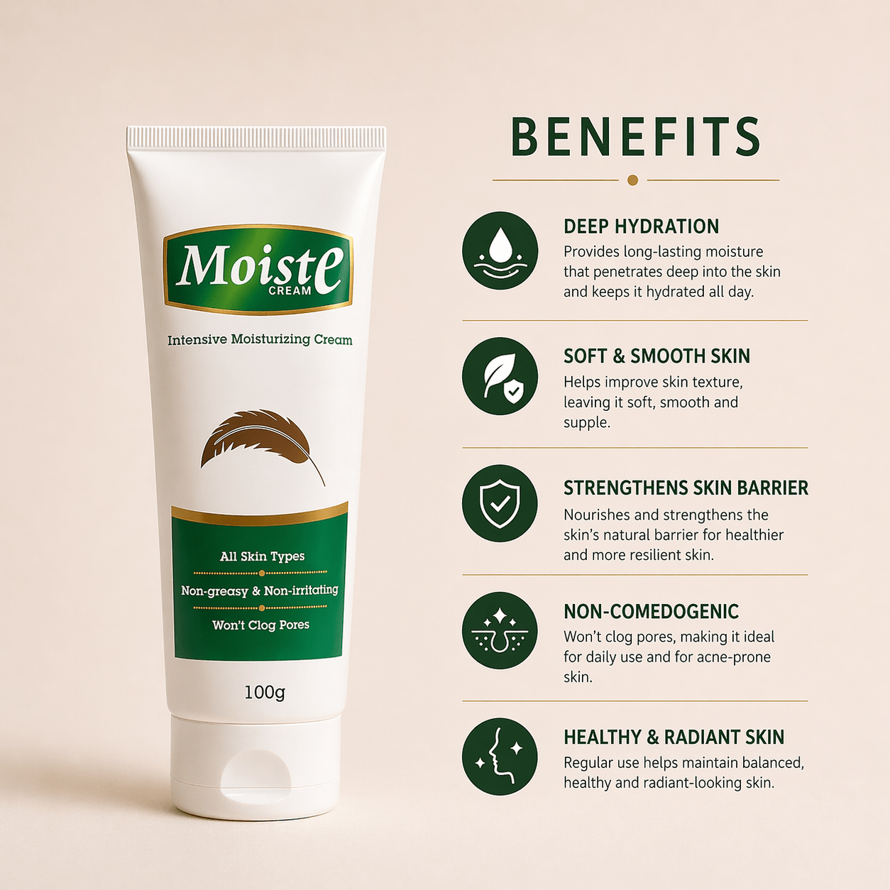 Moiste Intensive Moisturizing Cream - Cosmosentials