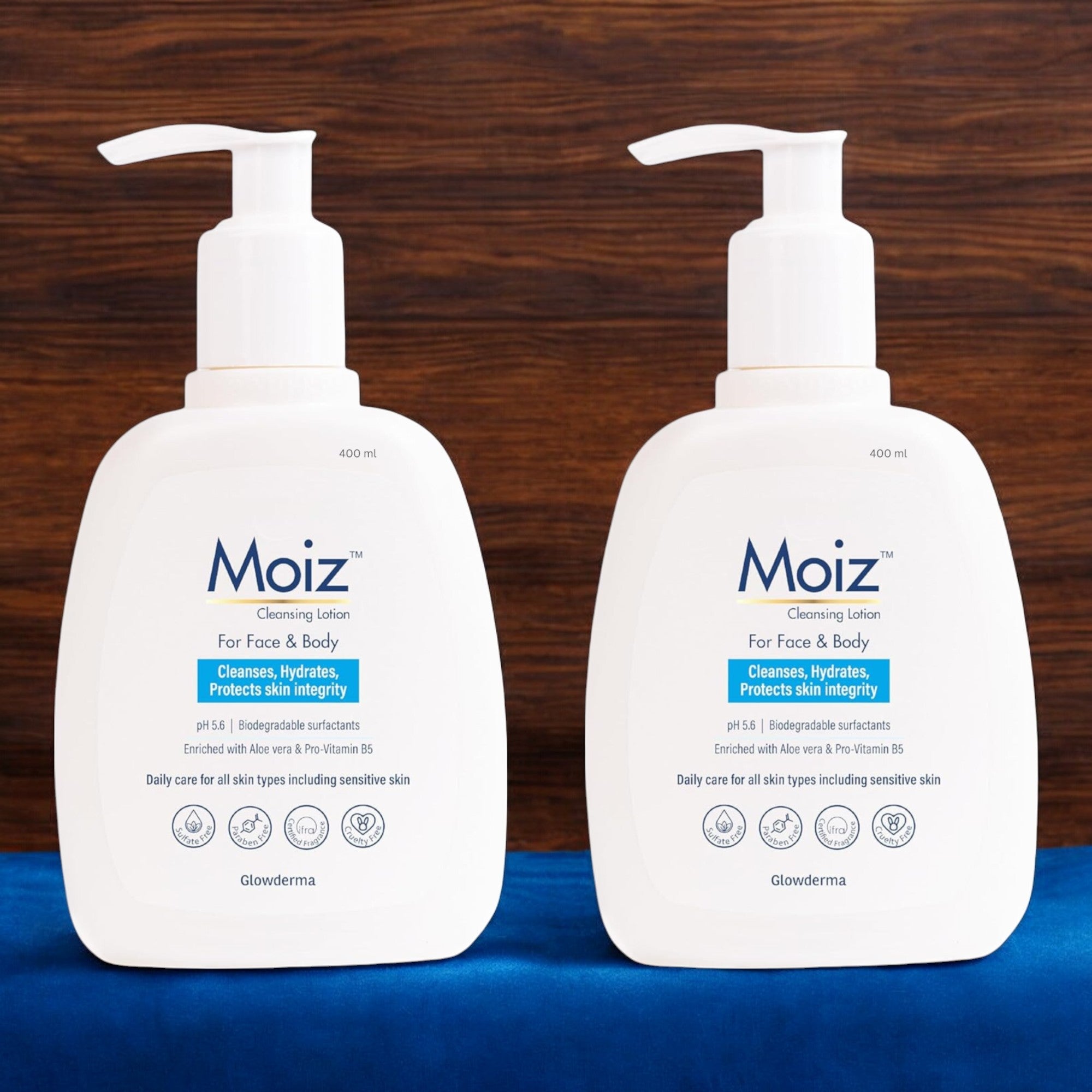 Moiz Cleansing Face & Body Lotion - Cosmosentials