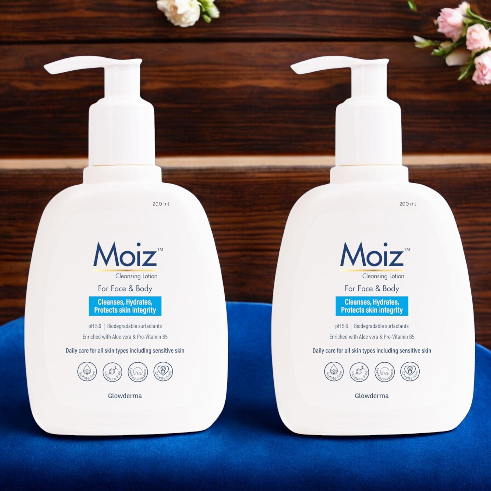 Moiz Cleansing Face & Body Lotion - Cosmosentials