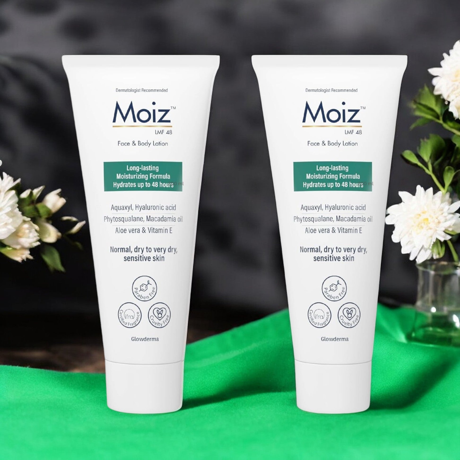 Moiz LMF 48 Face & Body Lotion - Cosmosentials