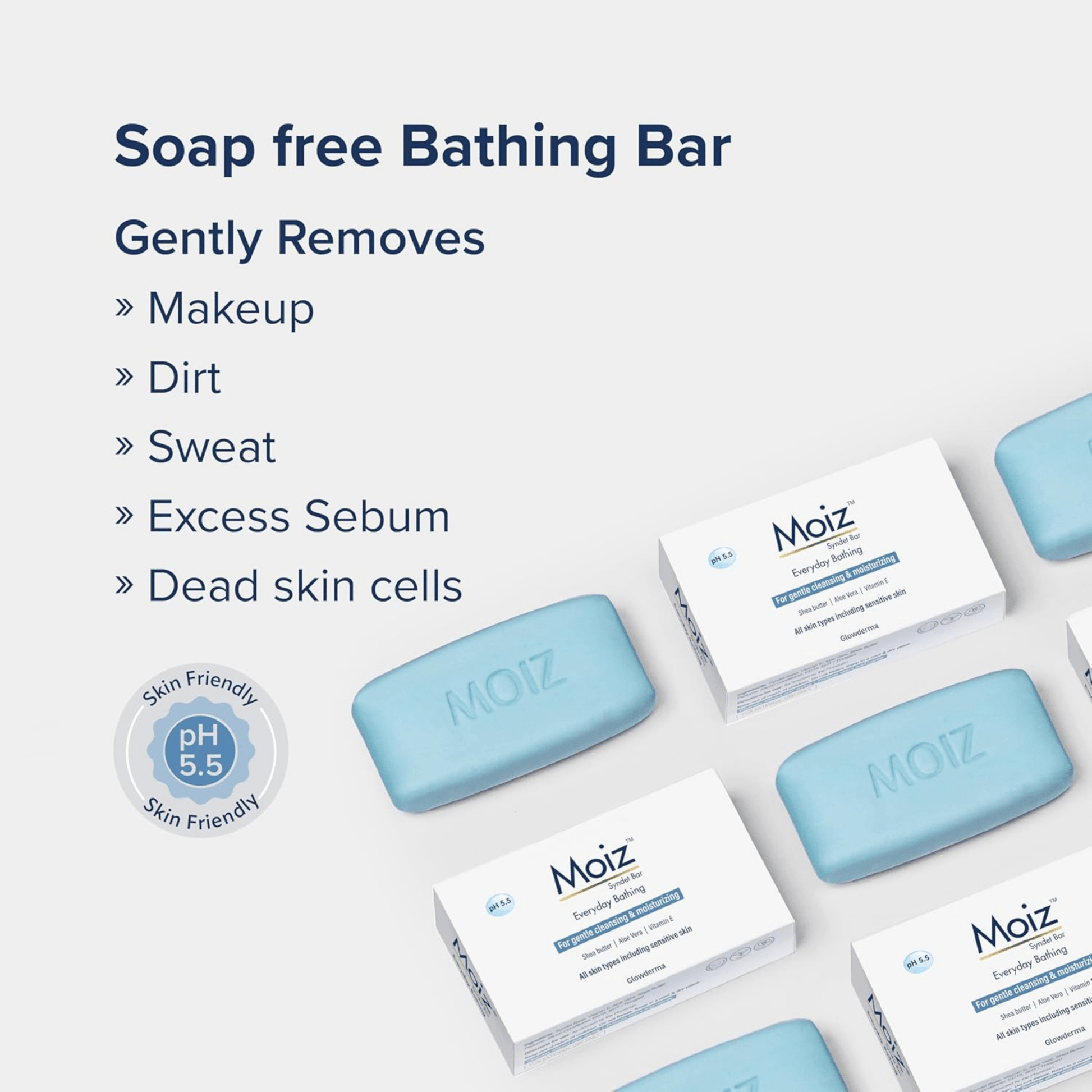 Moiz Syndet Bar Soap - Cosmosentials