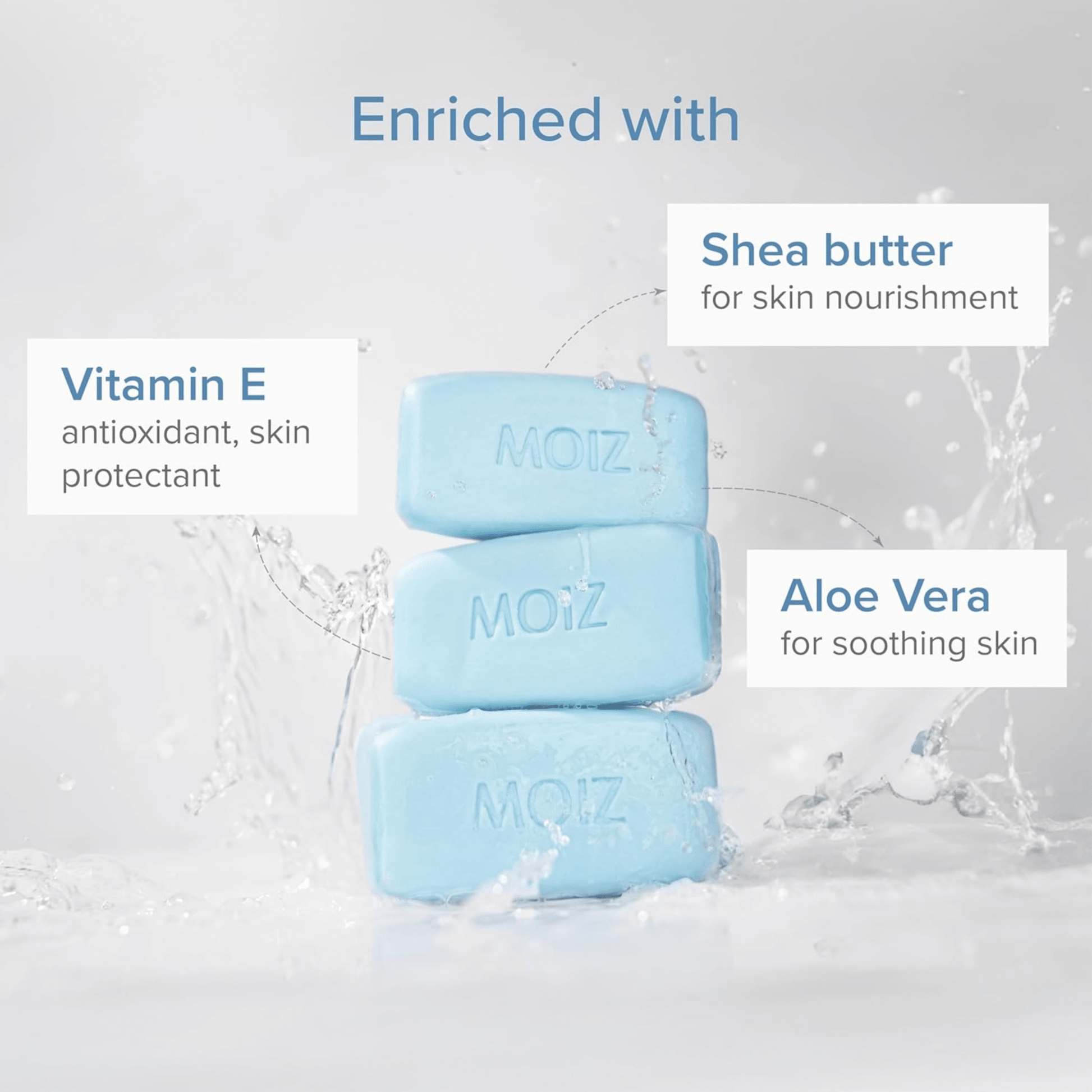 Moiz Syndet Bar Soap - Cosmosentials