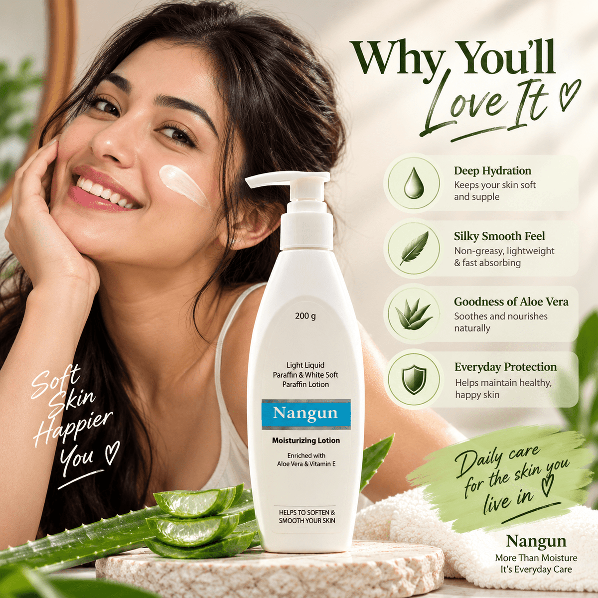 Nangun Moisturizing Lotion 200g - Cosmosentials