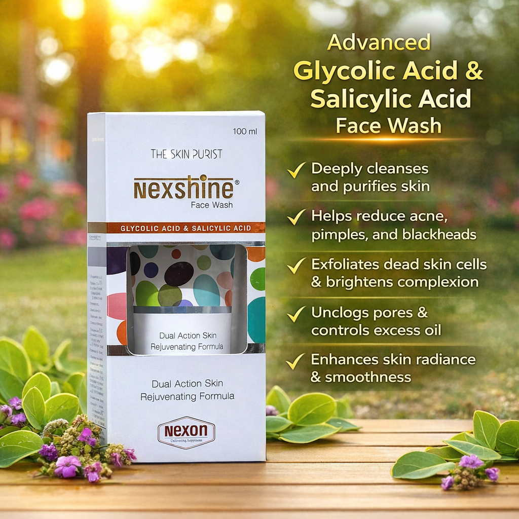 Nexshine face wash - Cosmosentials
