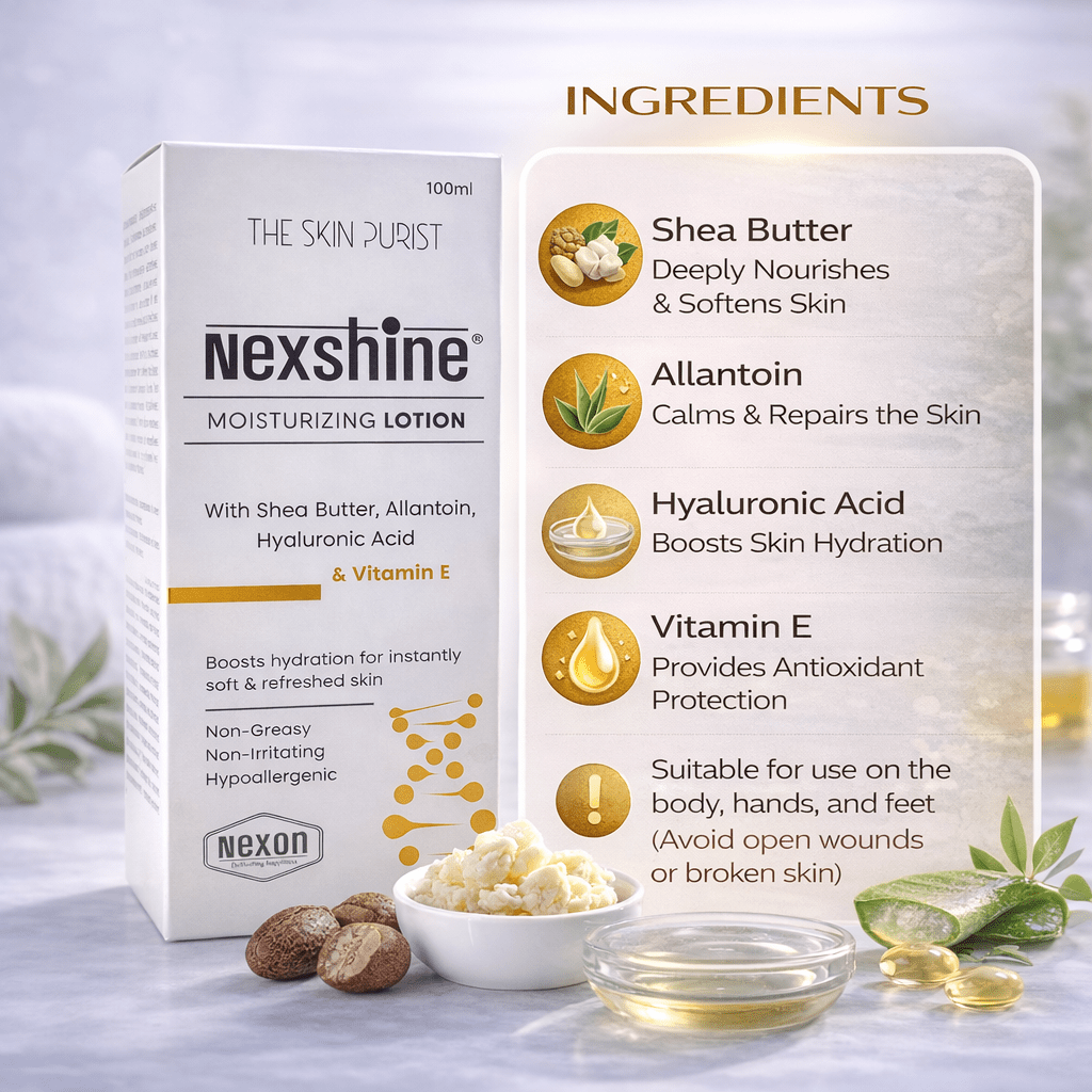Nexshine Moisturizing Lotion - Cosmosentials