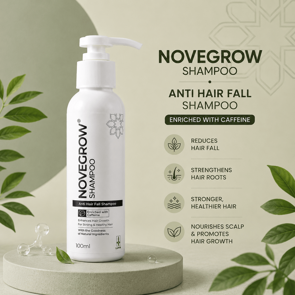 Novegrow Anti Hair Fall Shampoo - Cosmosentials