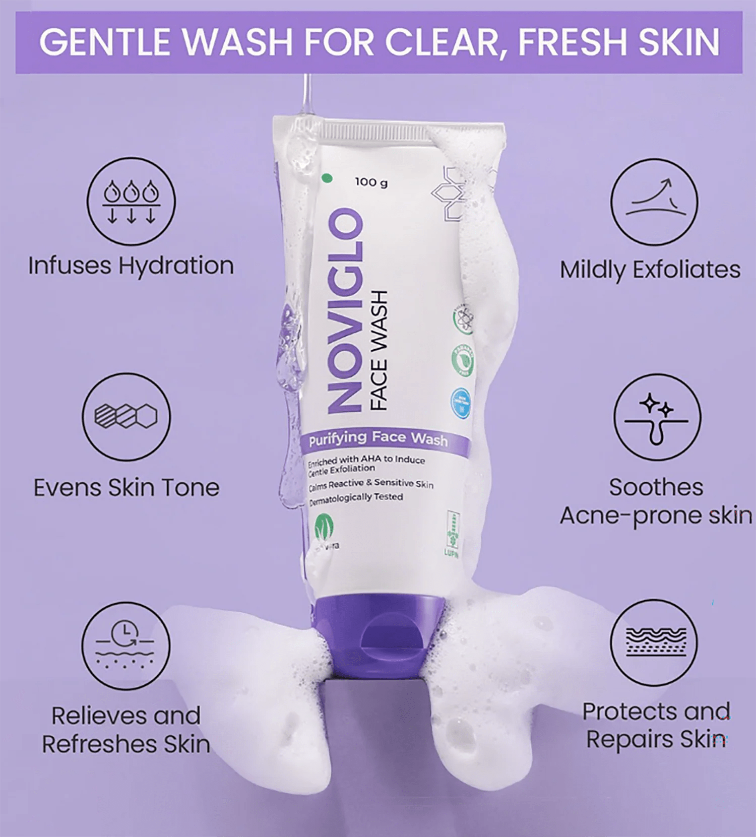Noviglo Face Wash - Cosmosentials