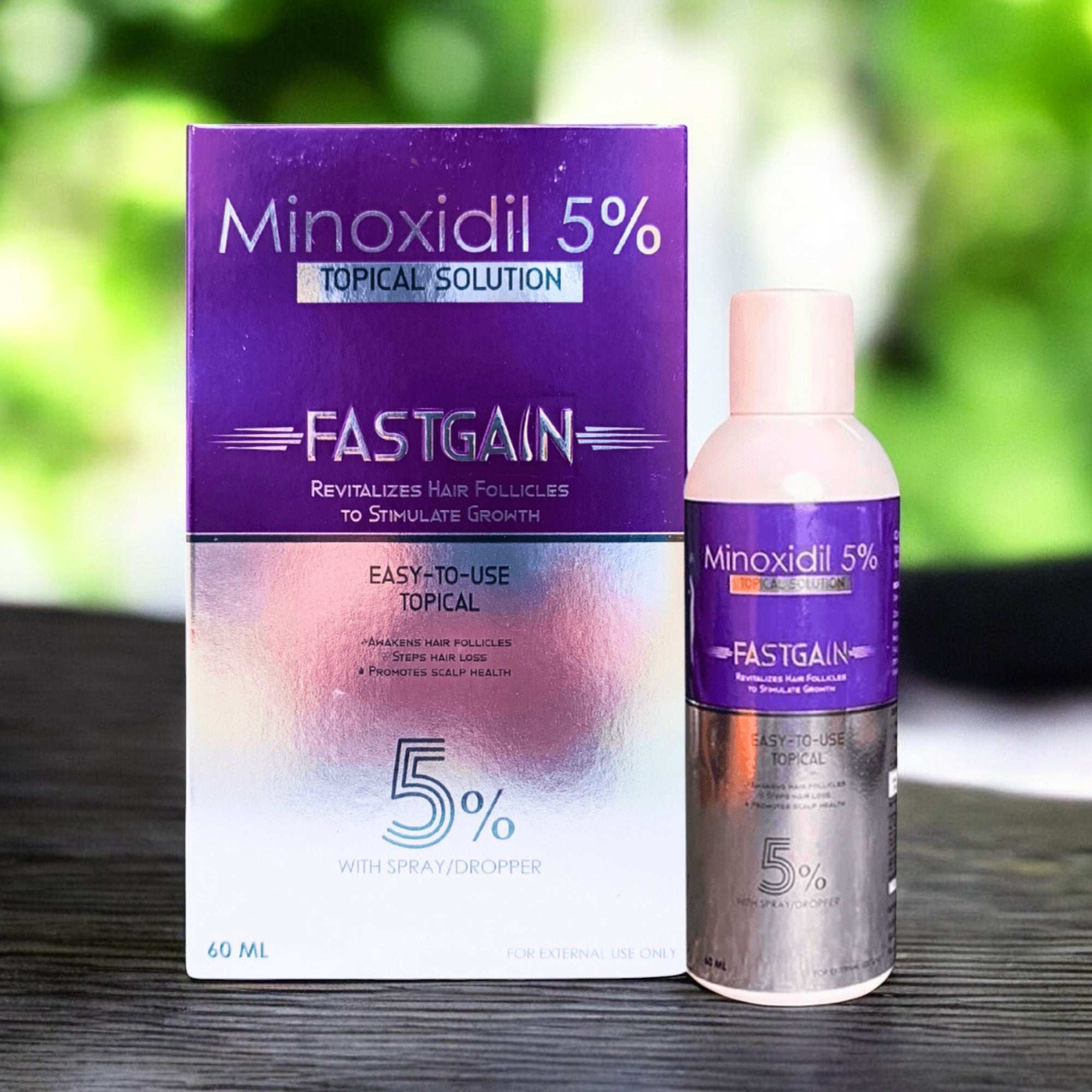 Oceanbeauty Anti - dandruff Shampoo & Fastgain Minoxidil 5% Topical Solution - Cosmosentials