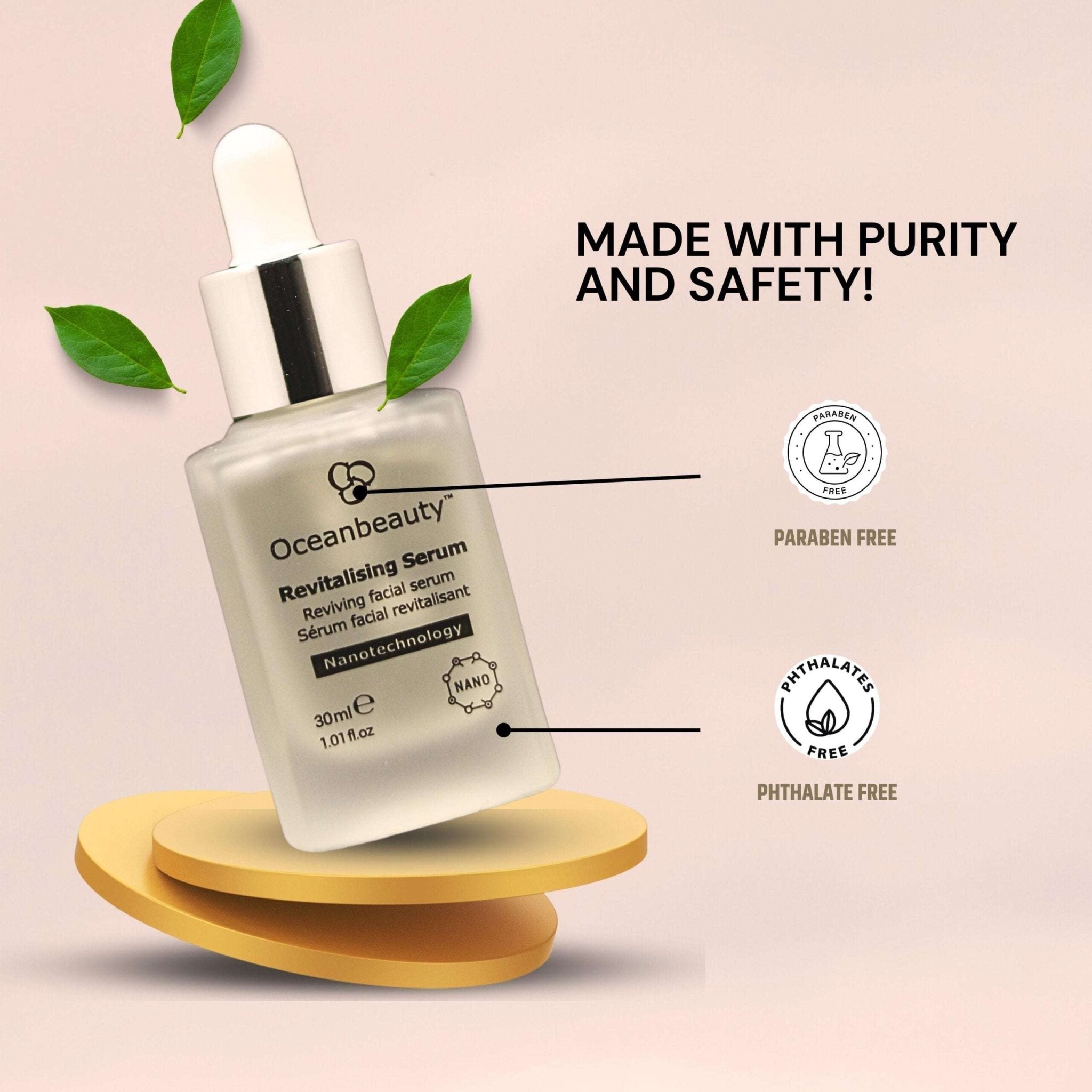 Oceanbeauty Revitalising Serum & Vitamin C Serum - Cosmosentials