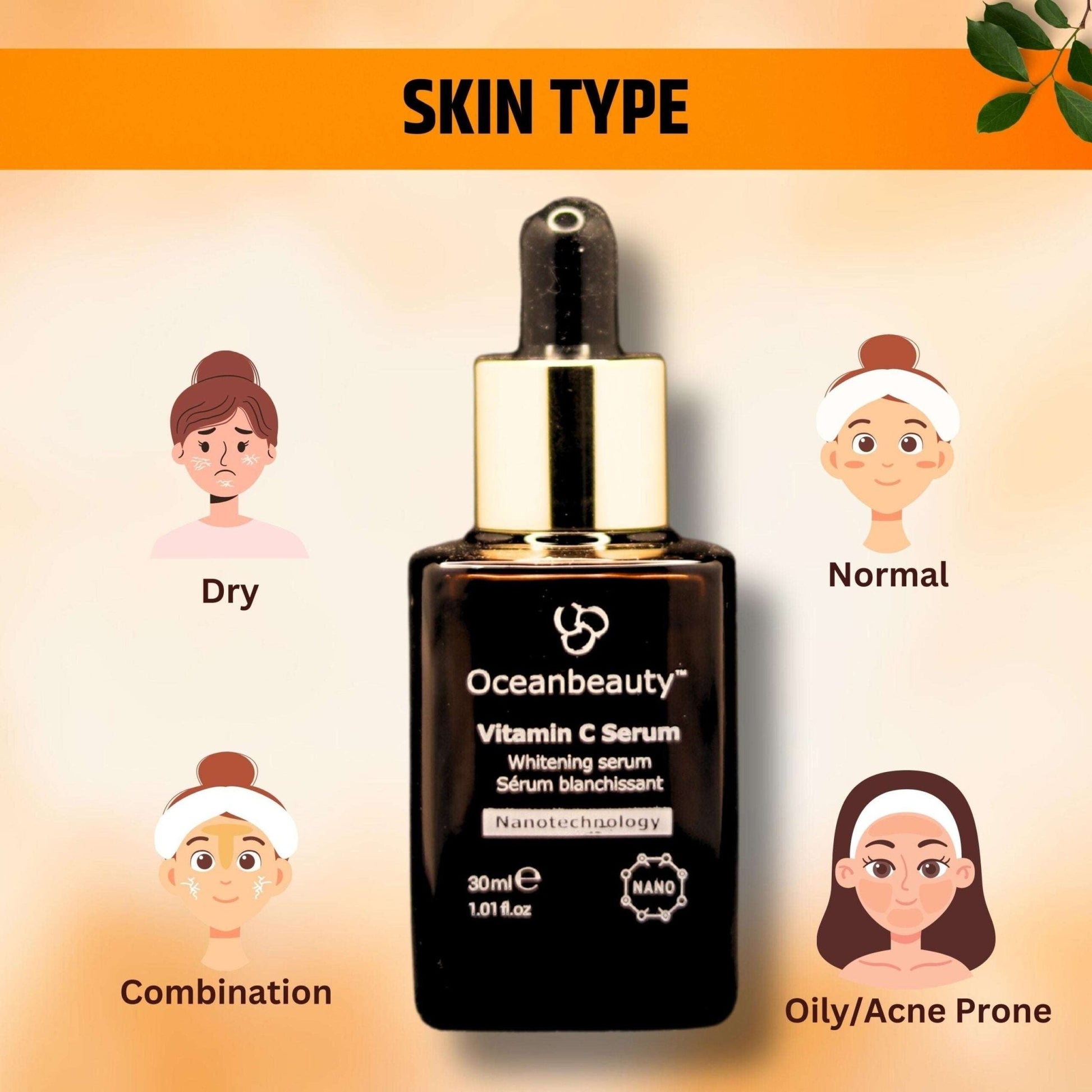 Oceanbeauty Revitalising Serum & Vitamin C Serum - Cosmosentials