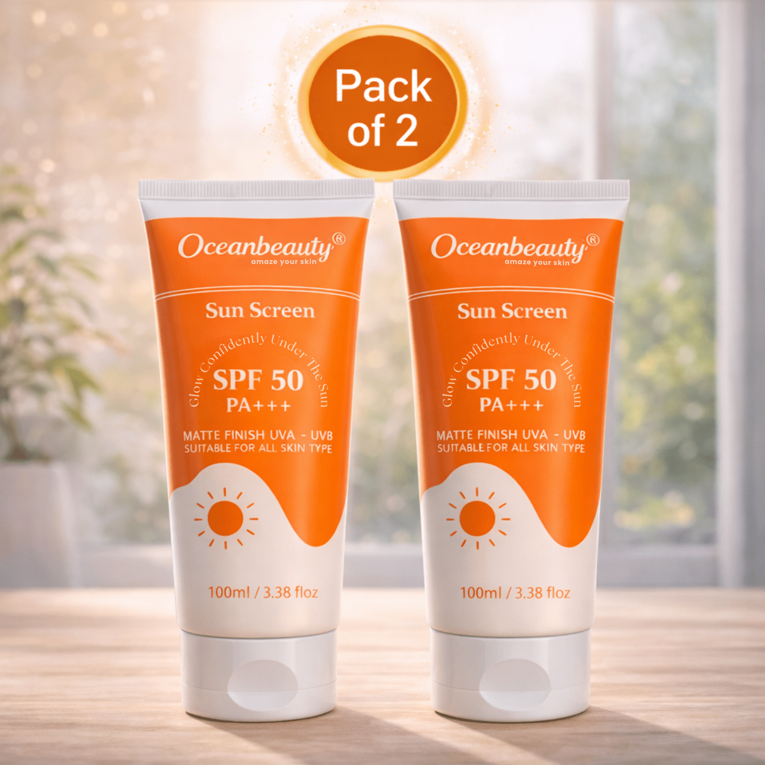 Oceanbeauty Sunscreen SPF 50 PA+++ - Cosmosentials