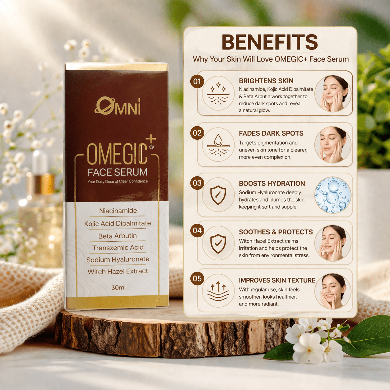 Omegic+ Face Serum - Cosmosentials
