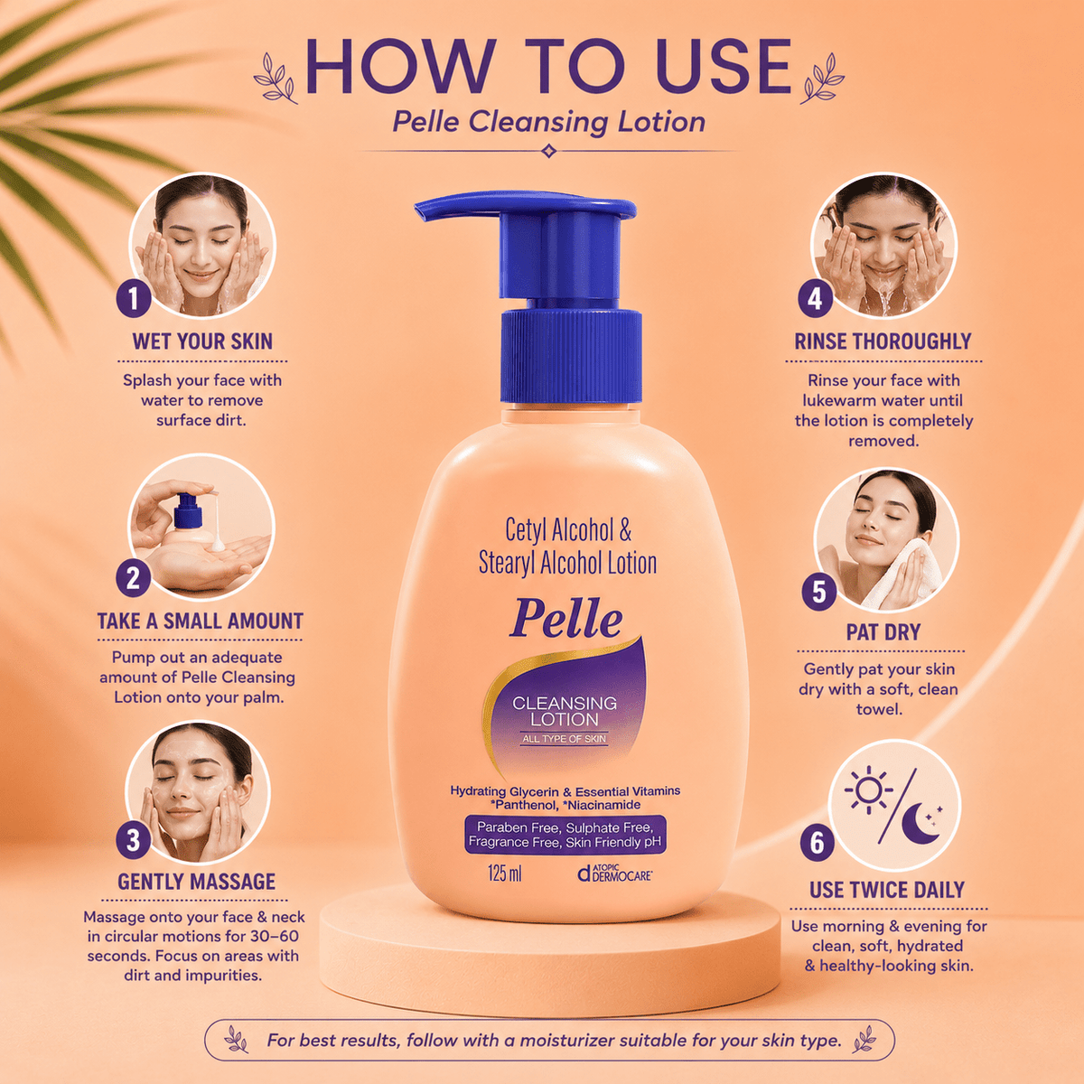 Pelle Cleansing Lotion 125ml - Cosmosentials