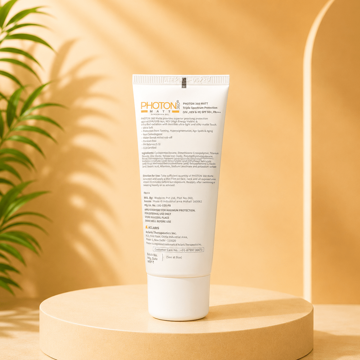 Photon 360 Matt Sunscreen Gel SPF 50+ PA+++ - Cosmosentials