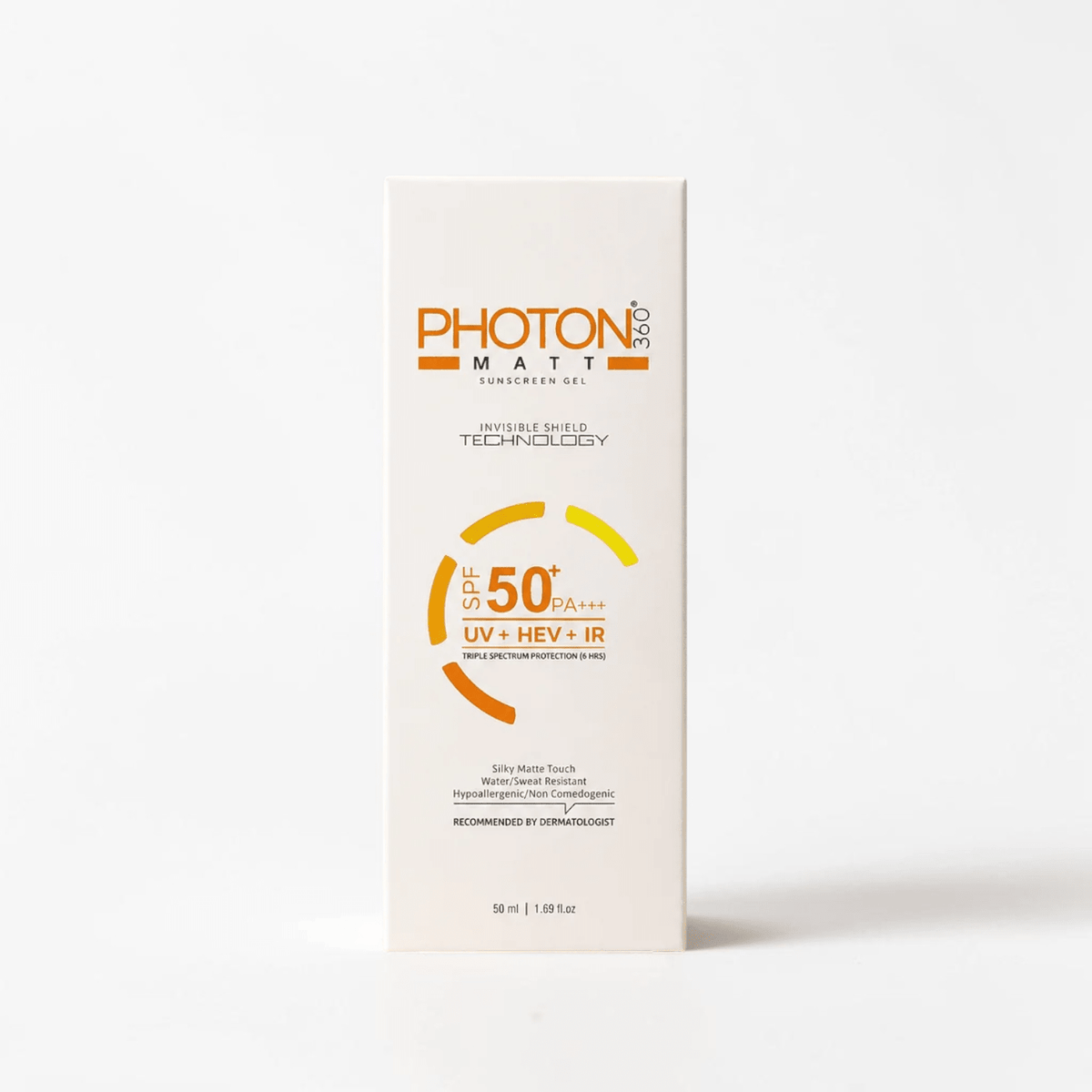 Photon 360 Matt Sunscreen Gel SPF 50+ PA+++ - Cosmosentials