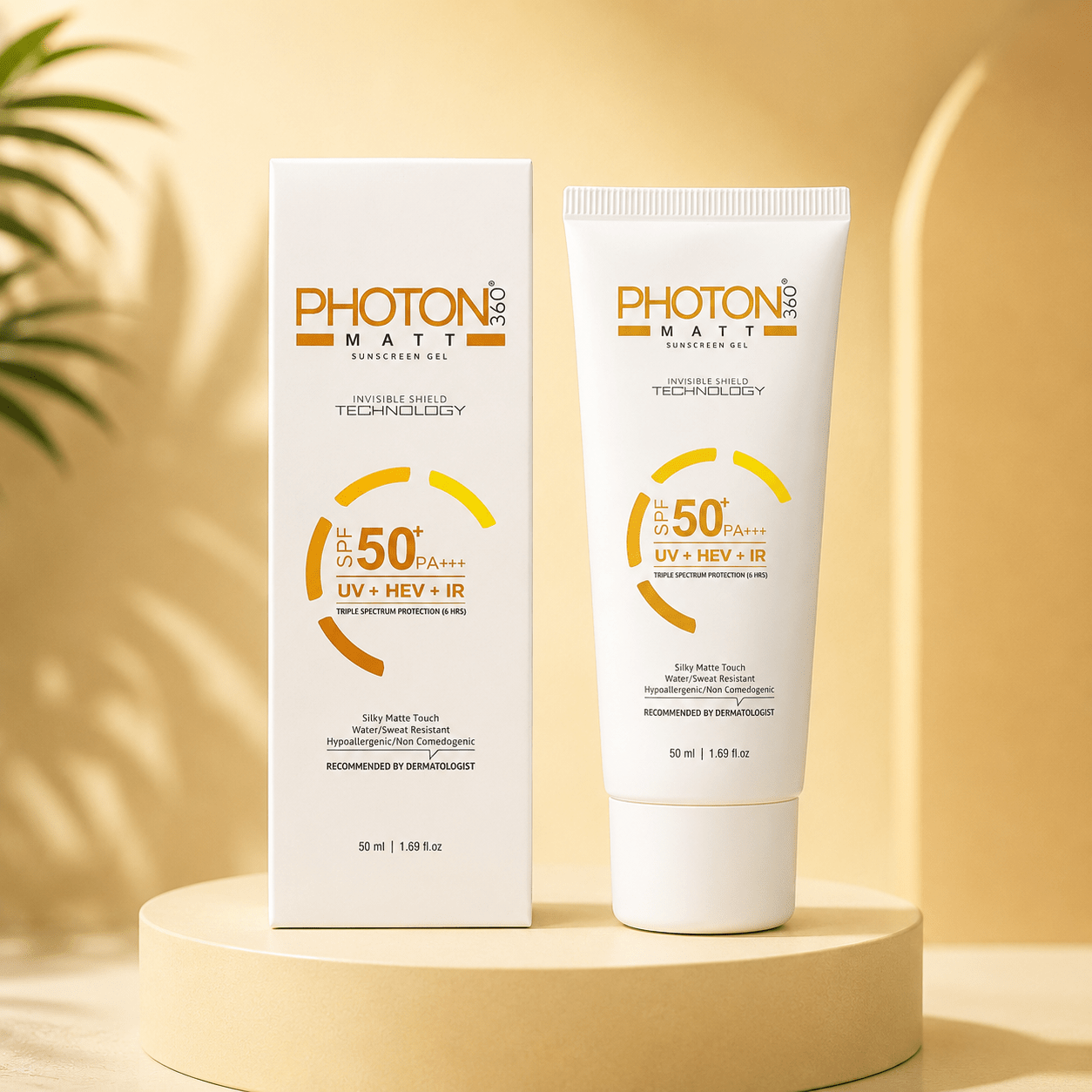 Photon 360 Matt Sunscreen Gel SPF 50+ PA+++ - Cosmosentials