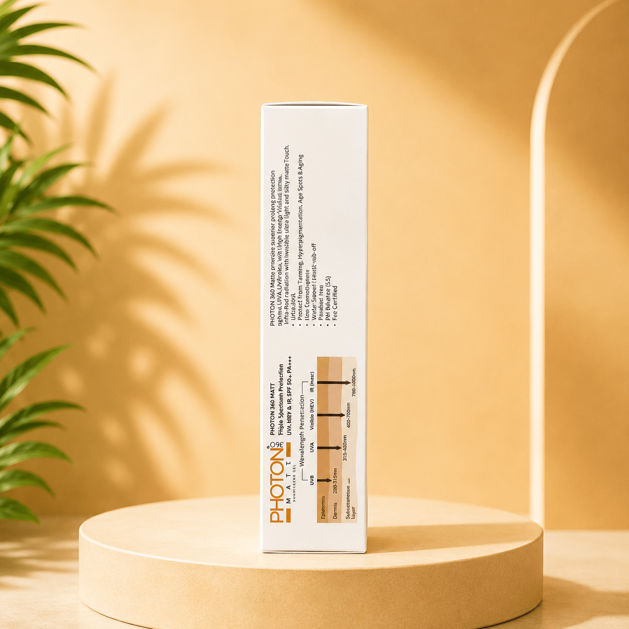 Photon 360 Matt Sunscreen Gel SPF 50+ PA+++ - Cosmosentials