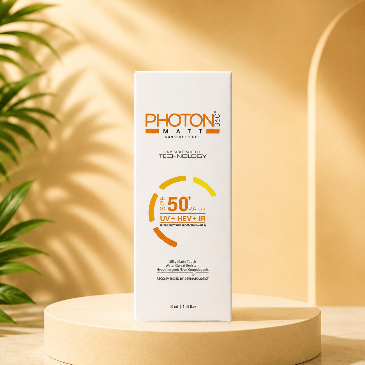 Photon 360 Matt Sunscreen Gel SPF 50+ PA+++ - Cosmosentials