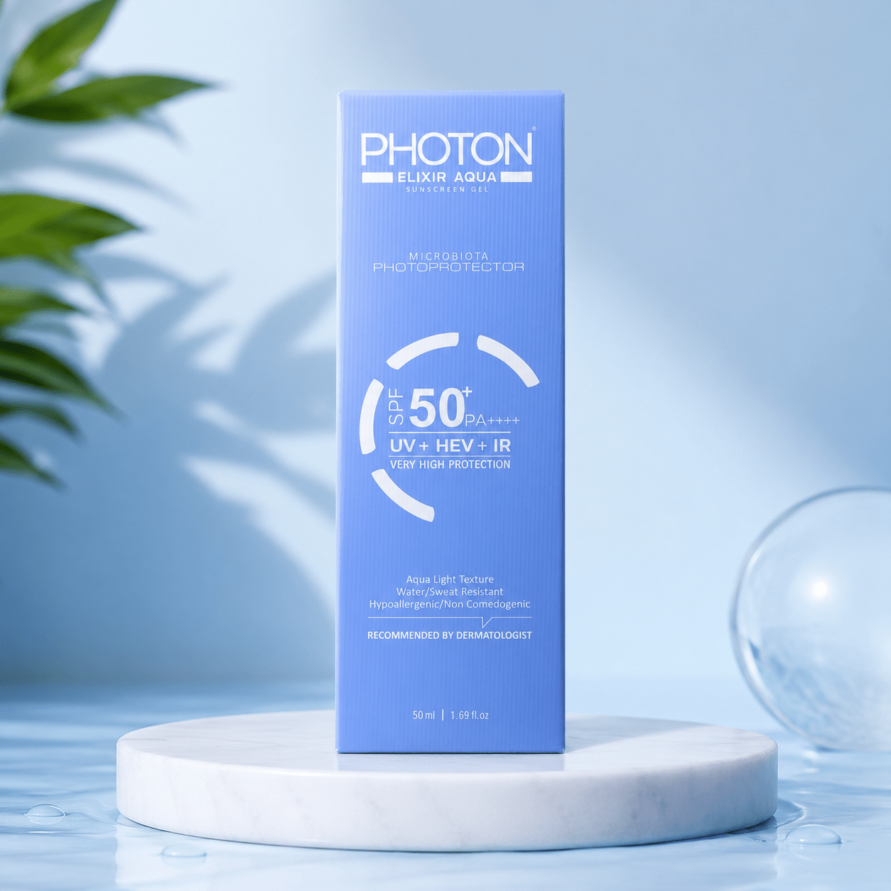 Photon Elixir Aqua Sunscreen Gel SPF 50+ PA++++ - Cosmosentials