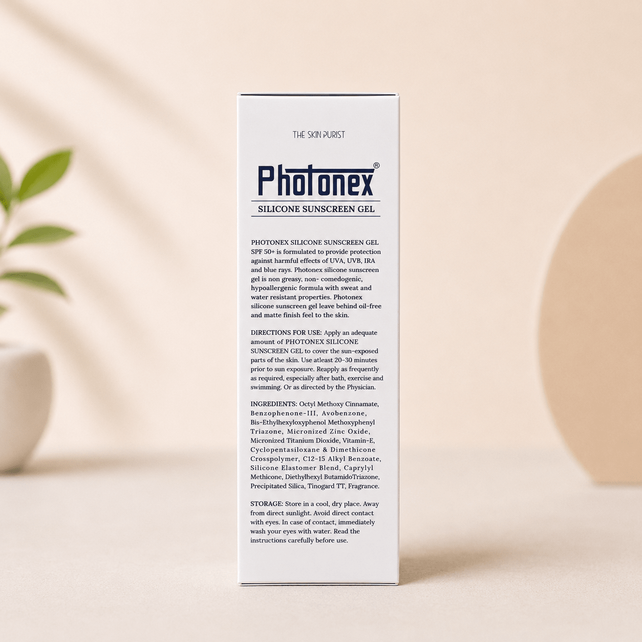 Photonex Silicone Sunscreen Gel SPF 50+ PA+++ - Cosmosentials