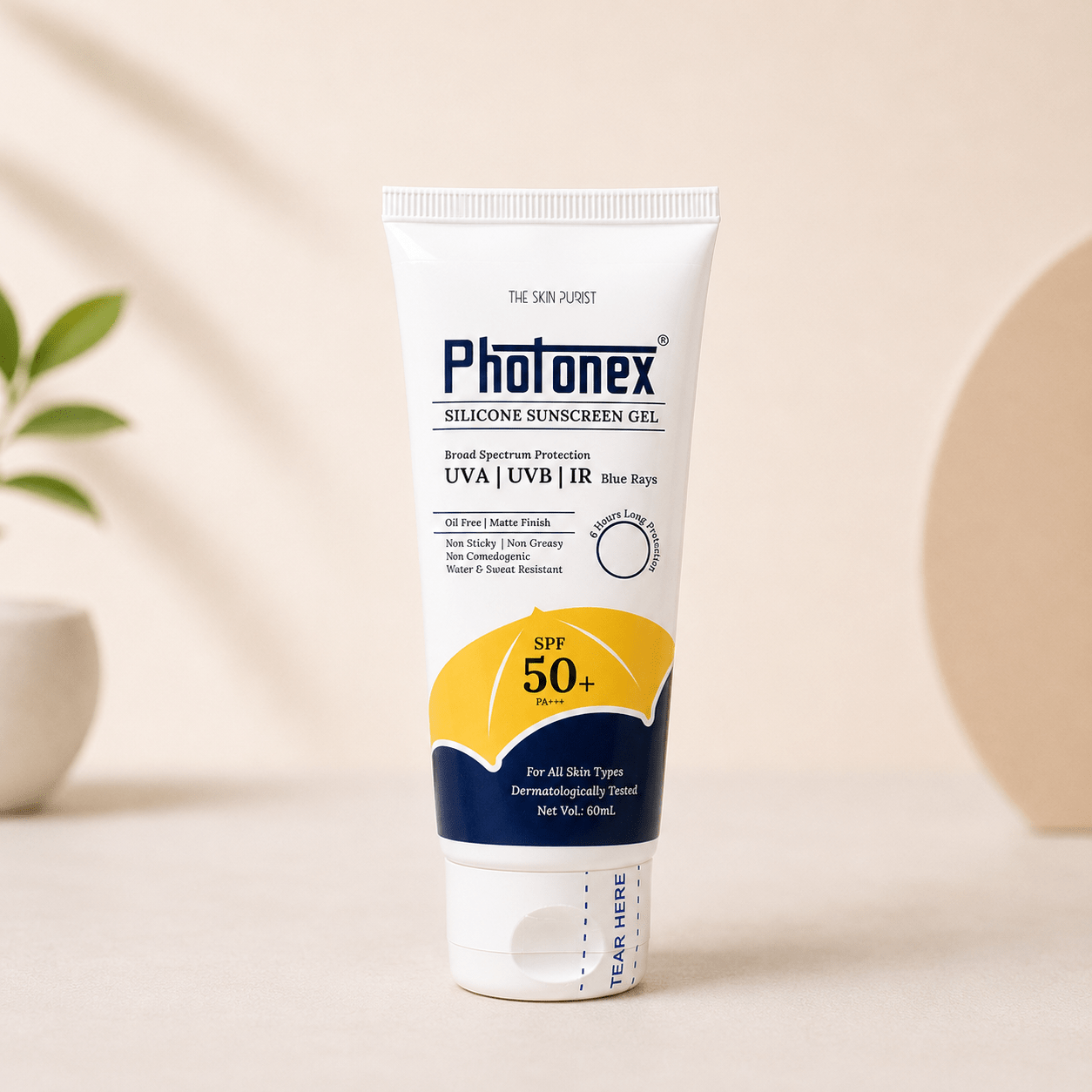 Photonex Silicone Sunscreen Gel SPF 50+ PA+++ - Cosmosentials