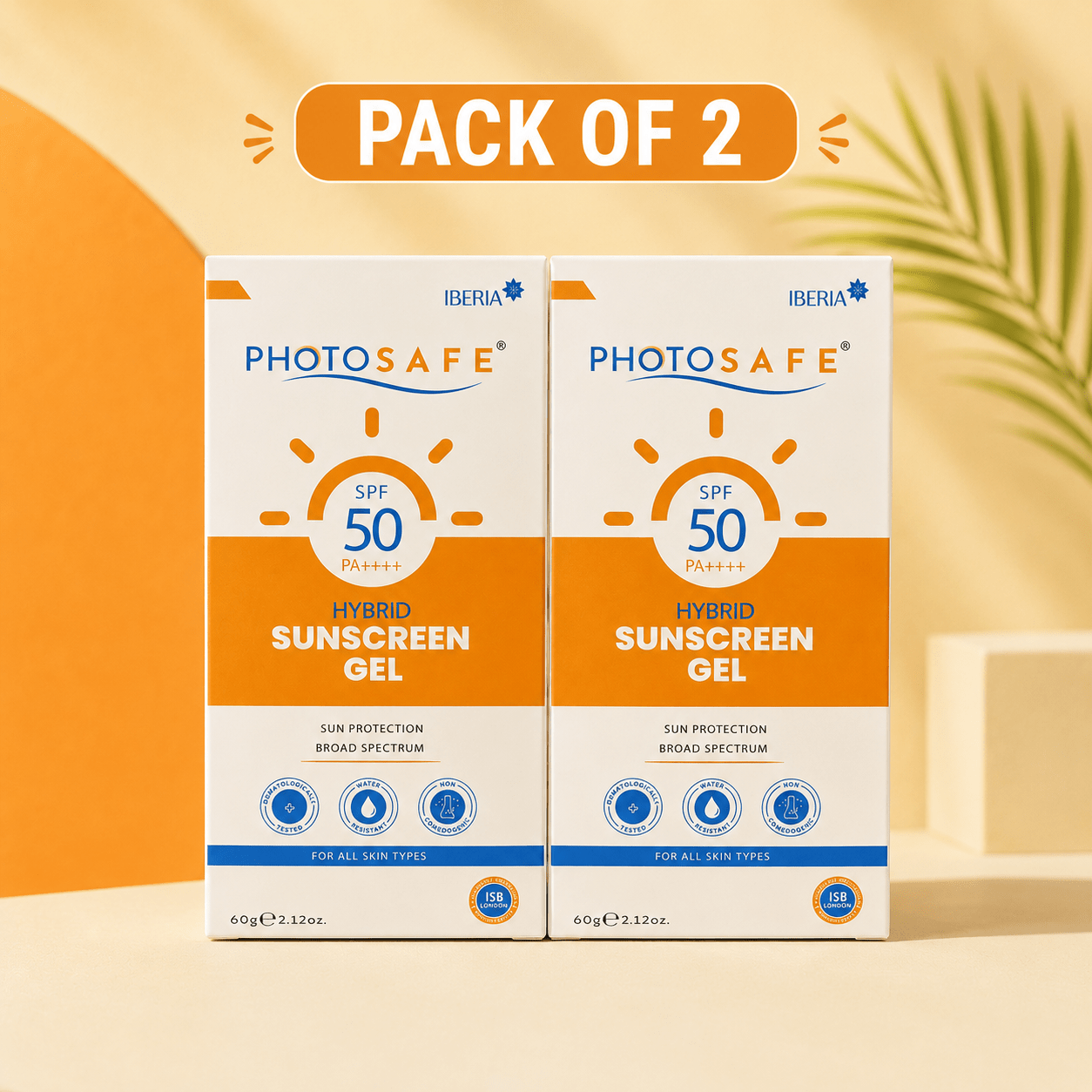 Photosafe Hybrid Sunscreen Gel SPF 50 PA++++ (60g) - Cosmosentials