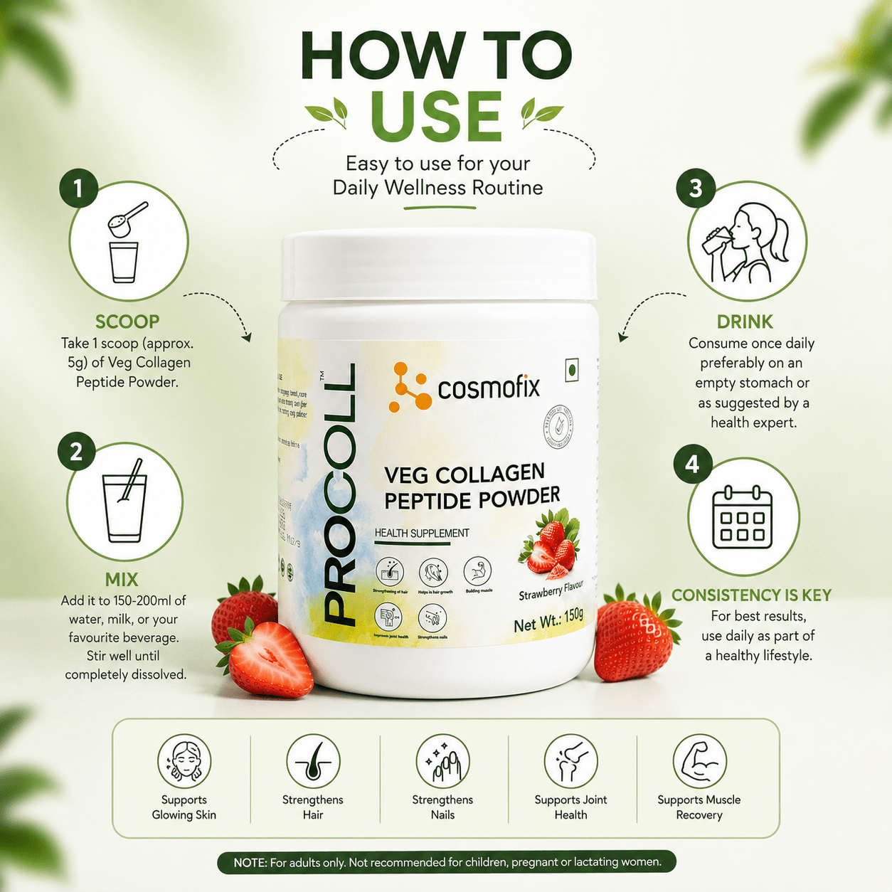 Procoll Veg Collagen Peptide - Cosmosentials