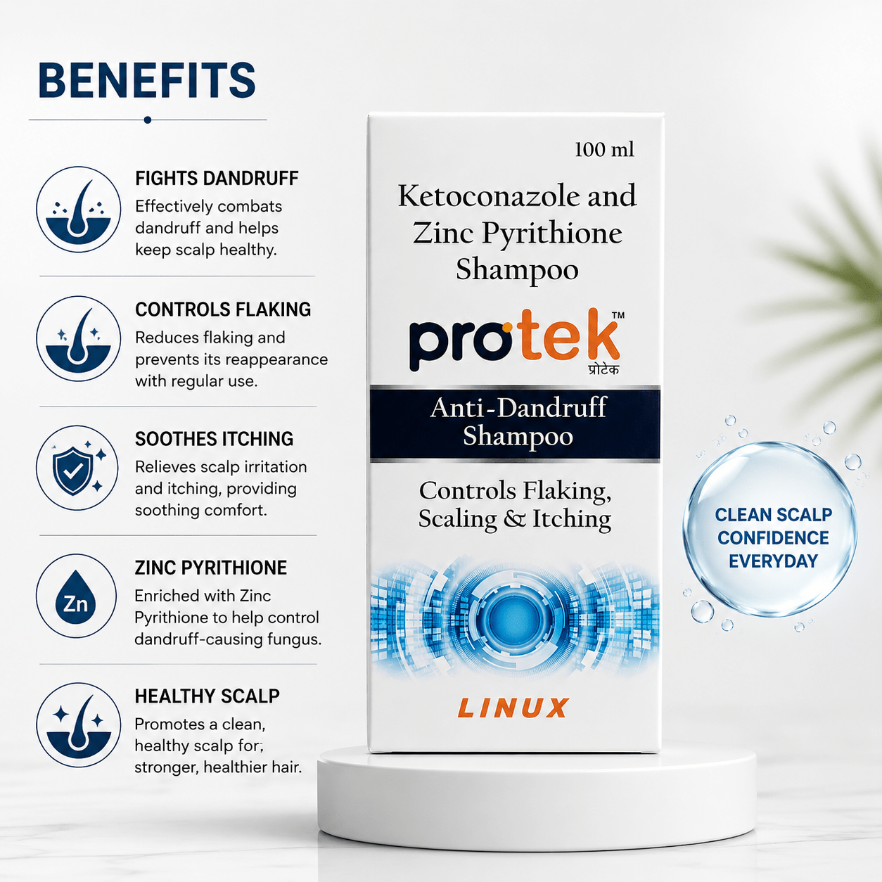 Protek Anti-Dandruff Shampoo - Cosmosentials