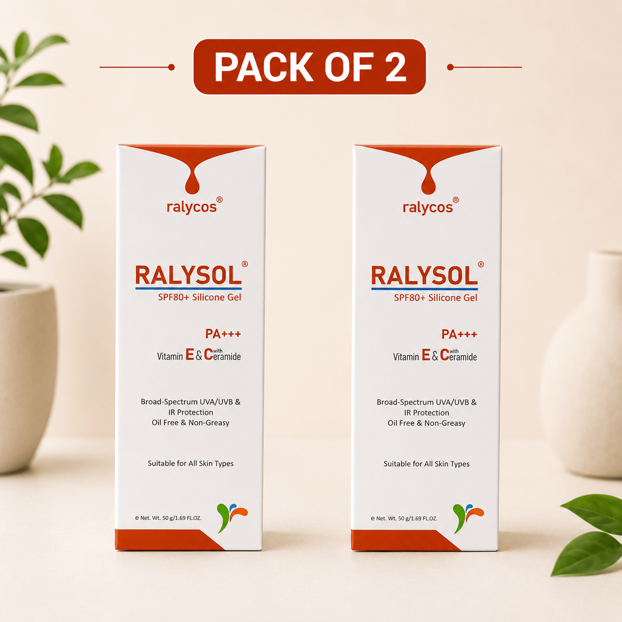 Ralysol SPF 80+ Silicone Gel - Cosmosentials