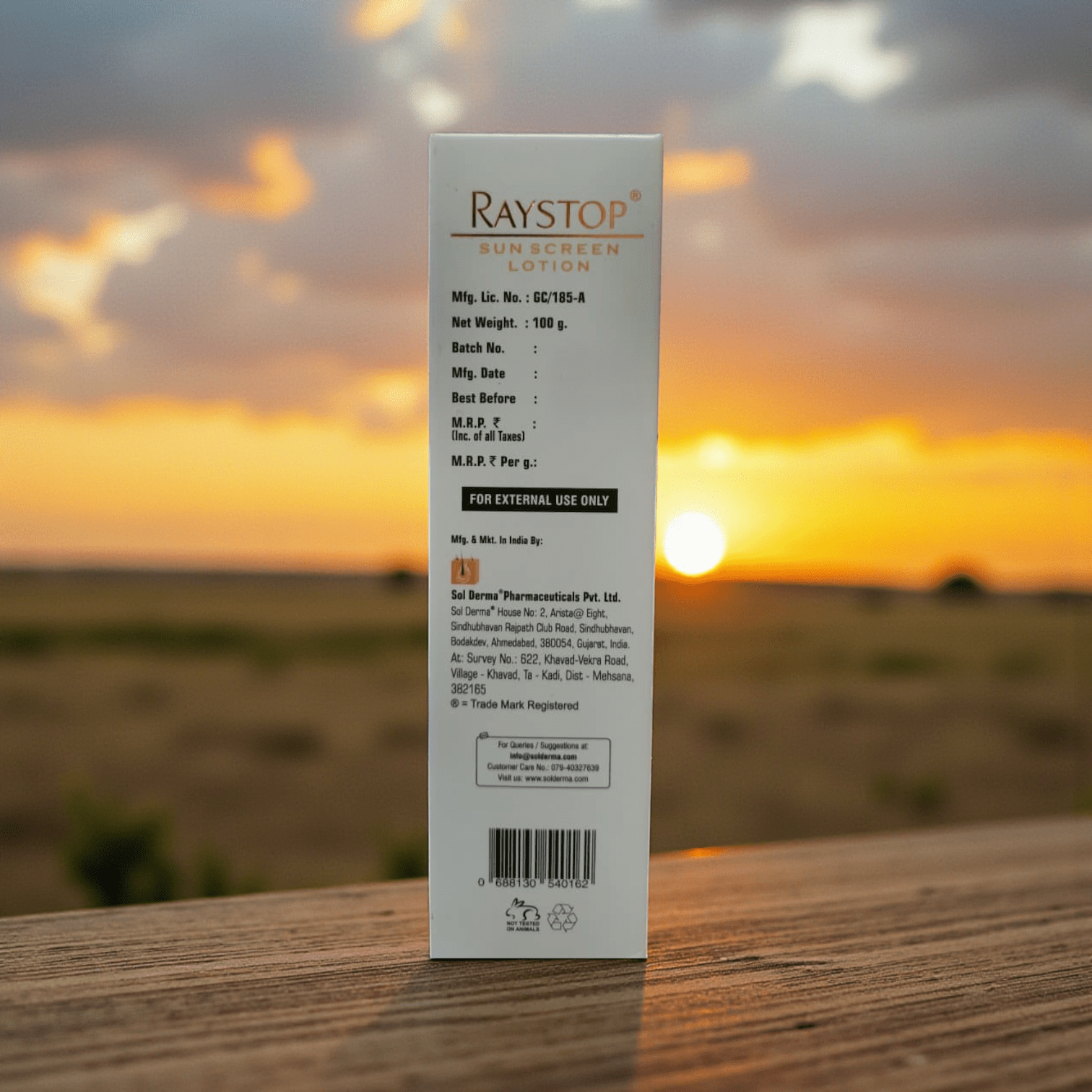 Raystop Sunscreen Lotion SPF 50 PA+++ - Cosmosentials