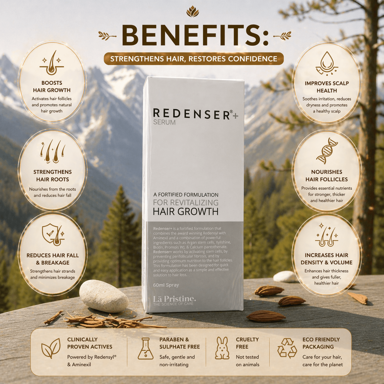 Redenser+ Hair Growth Serum - Cosmosentials