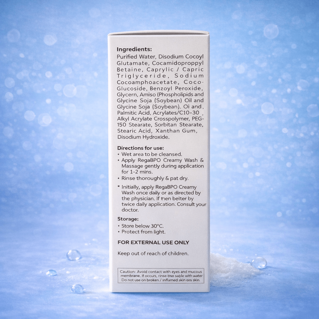 Buy RegaBPO Creamy Wash for Acne Control & Oil-Free Skin