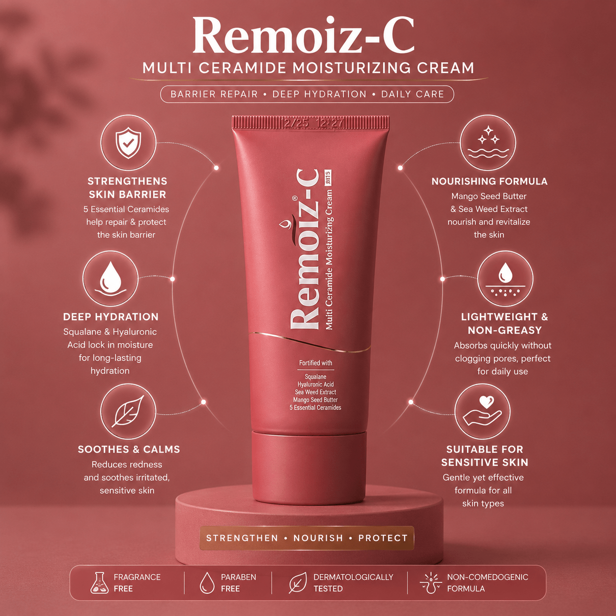 Remoiz - C Moisturizing Cream - Cosmosentials