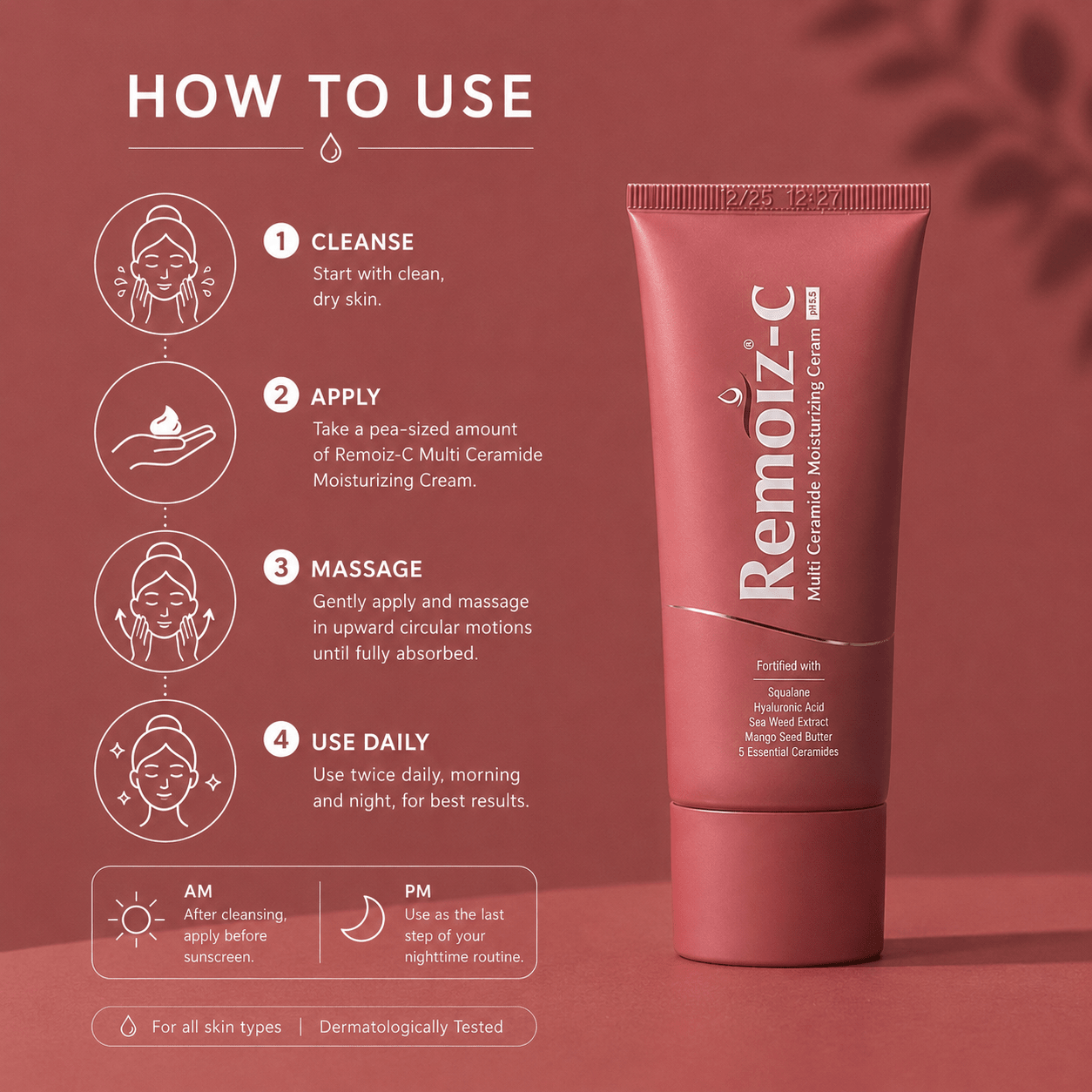 Remoiz - C Moisturizing Cream - Cosmosentials