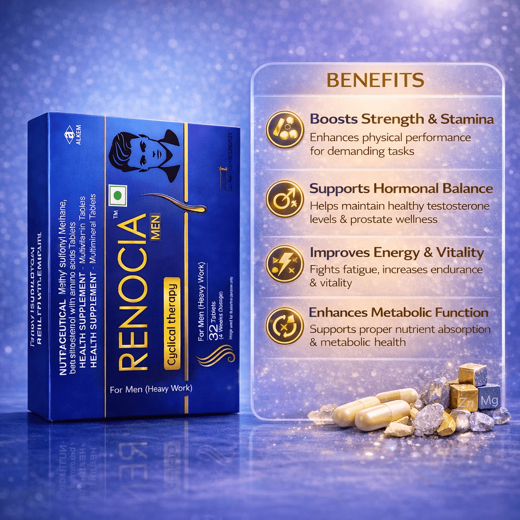 Renocia Men Cyclical Therapy Tablets - Cosmosentials