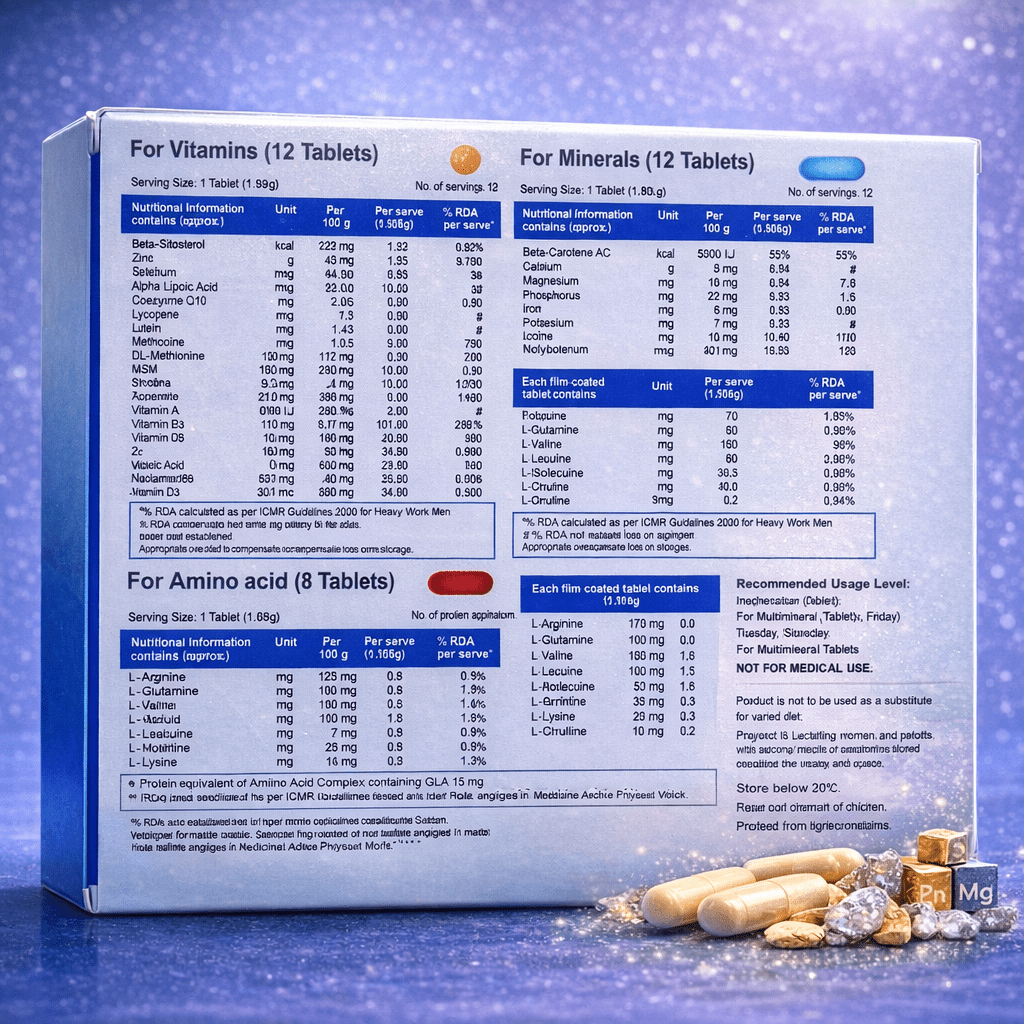 Renocia Men Cyclical Therapy Tablets - Cosmosentials