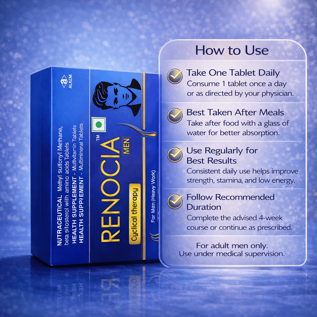 Renocia Men Cyclical Therapy Tablets - Cosmosentials