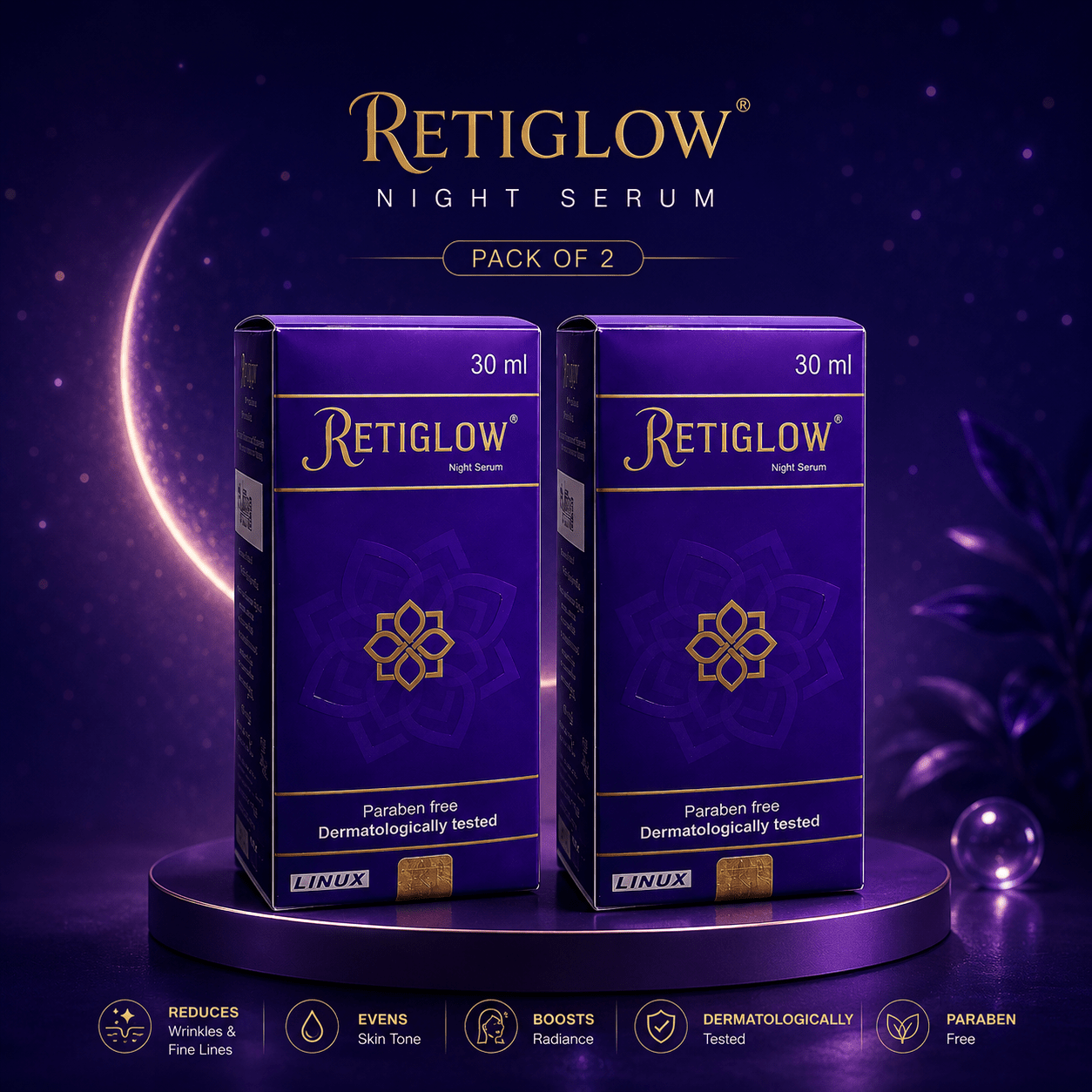 Retiglow Night Serum - Cosmosentials