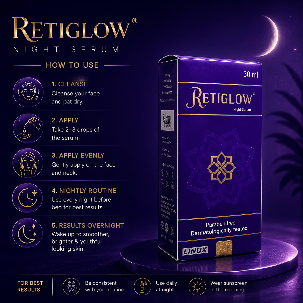 Retiglow Night Serum - Cosmosentials