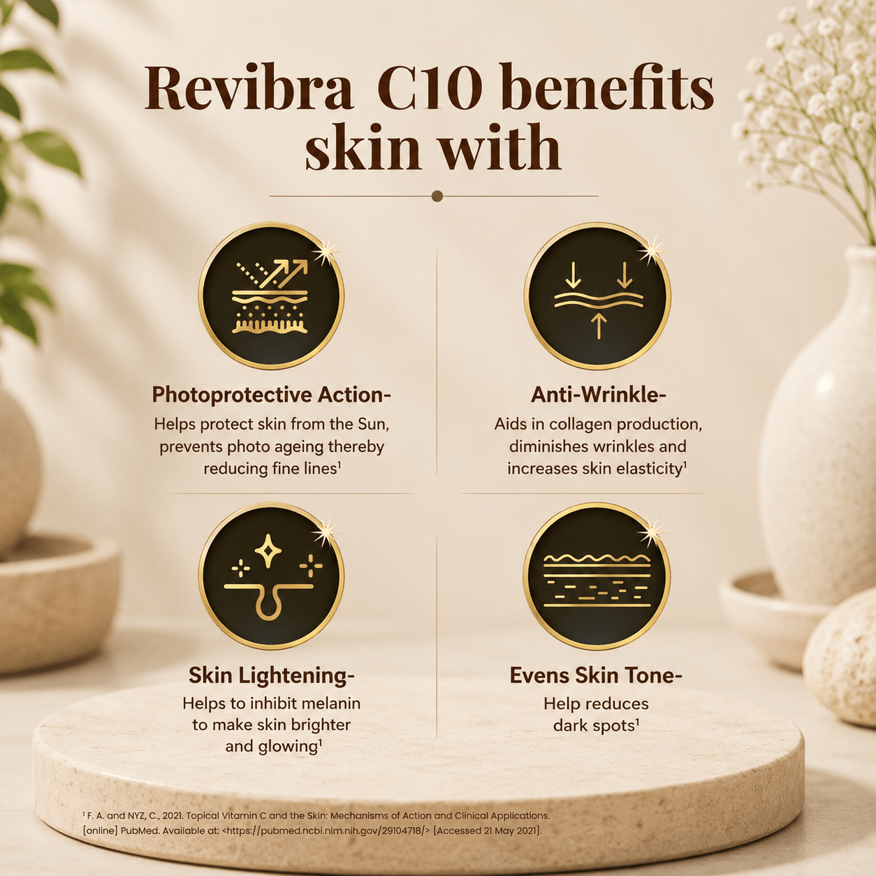 ReVibra C10 Pure Vitamin C Cream - Cosmosentials
