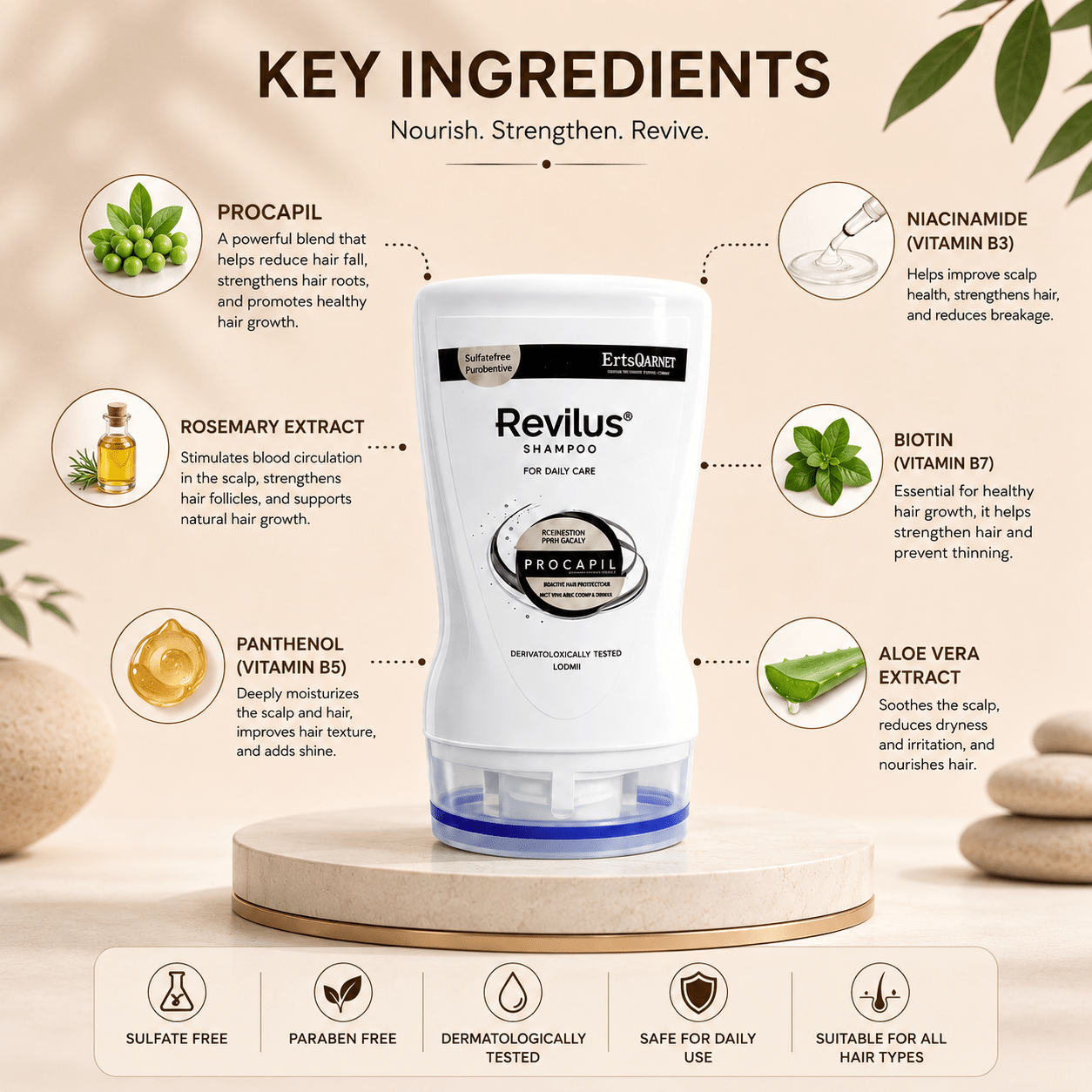 Revilus Shampoo - Cosmosentials