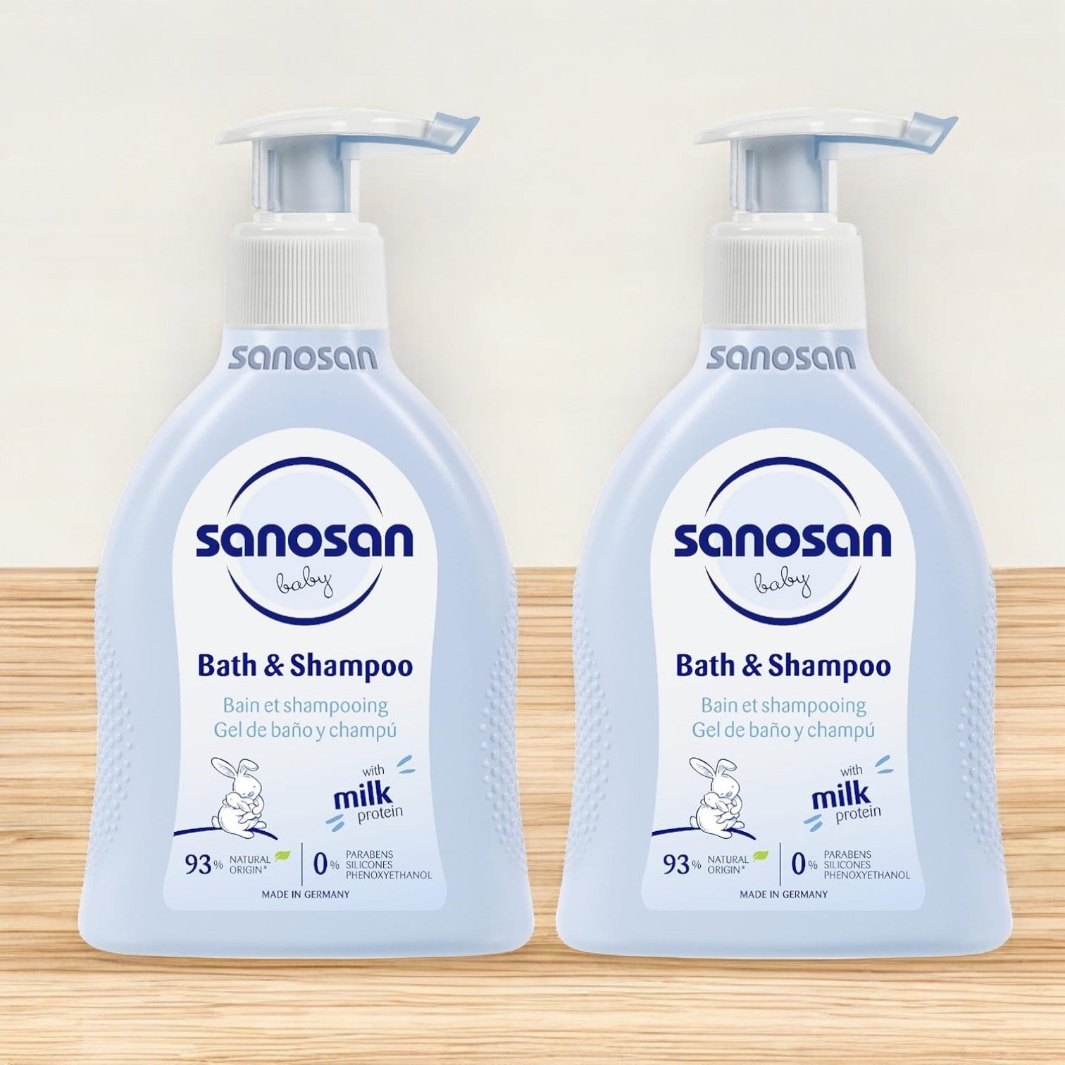Sanosan Baby Bath & Shampoo - Cosmosentials