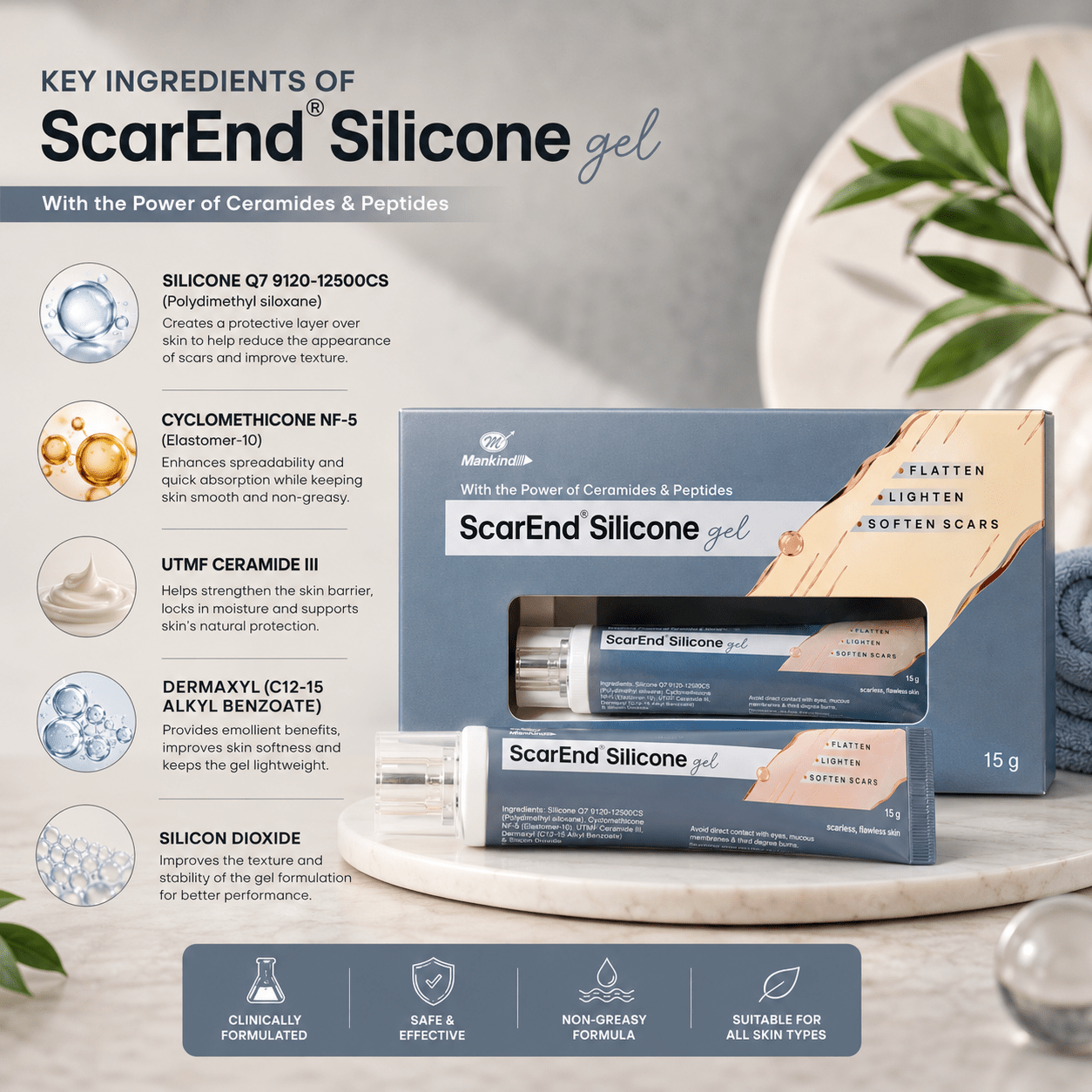 ScarEnd Silicone Gel - Cosmosentials